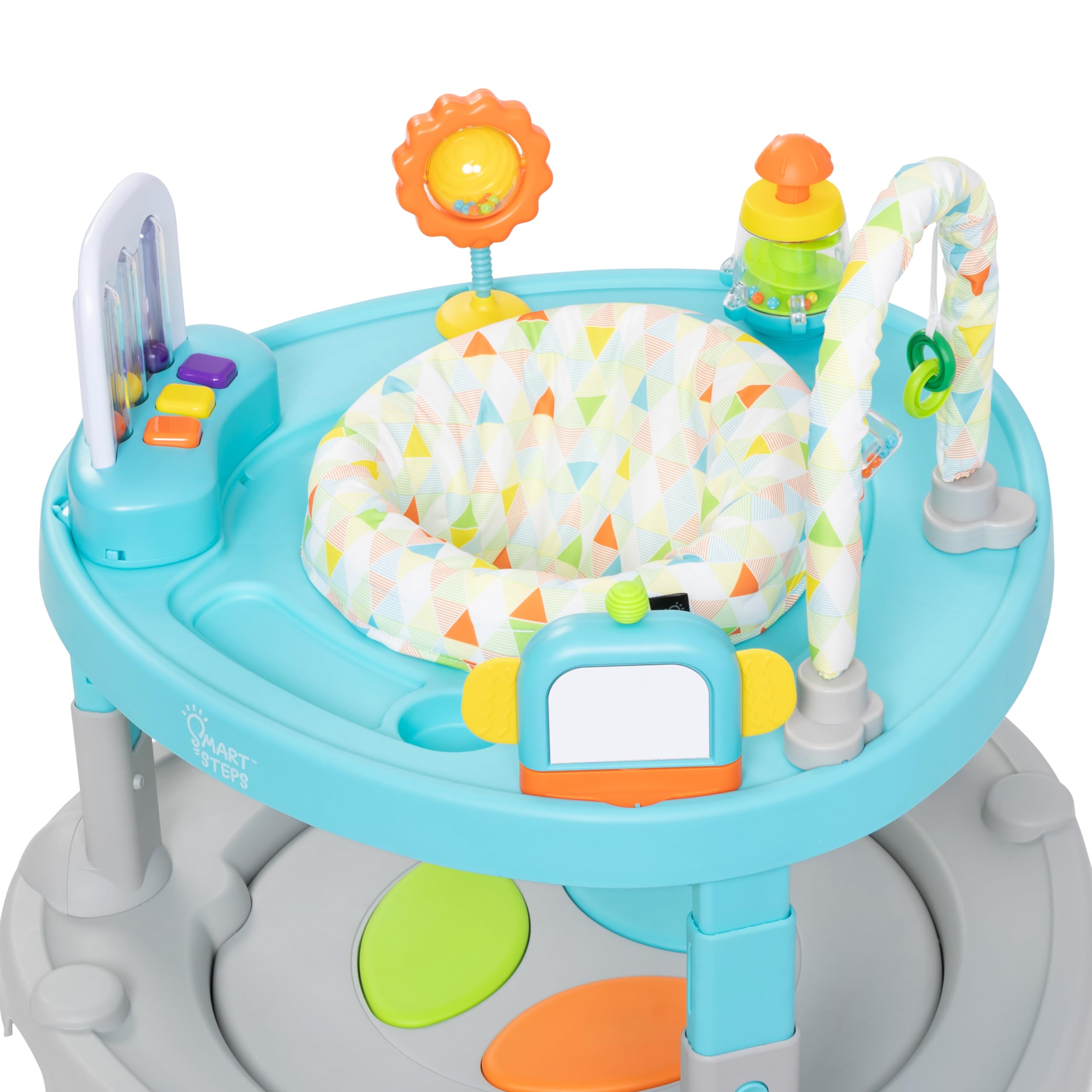 4-in-1 Activity Center Walker with Bouncer and Music