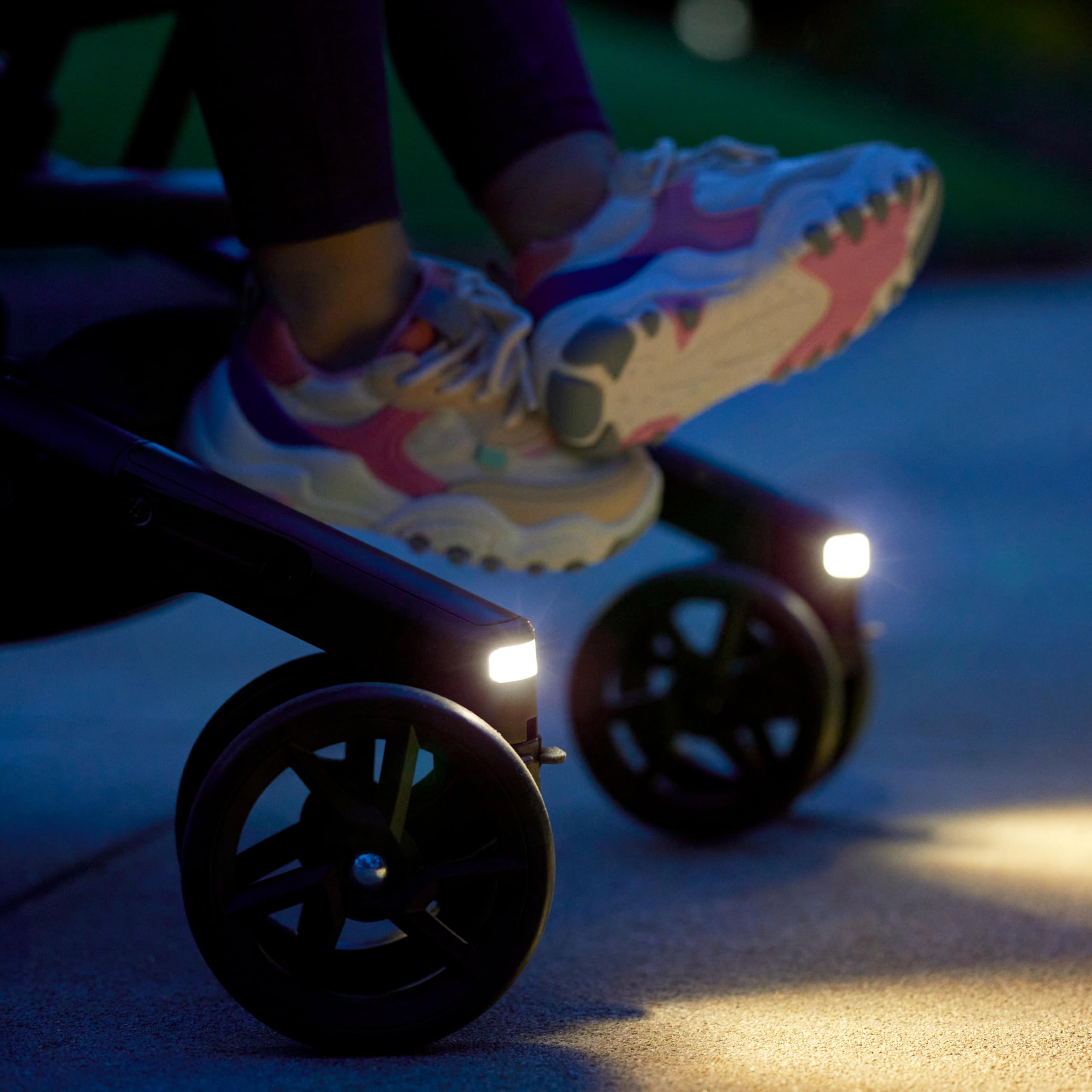 Night Owl™ Lightweight Travel Stroller with Wheel Lights