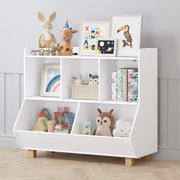 Kids Bookshelf and Toy Storage Organizer with Legs