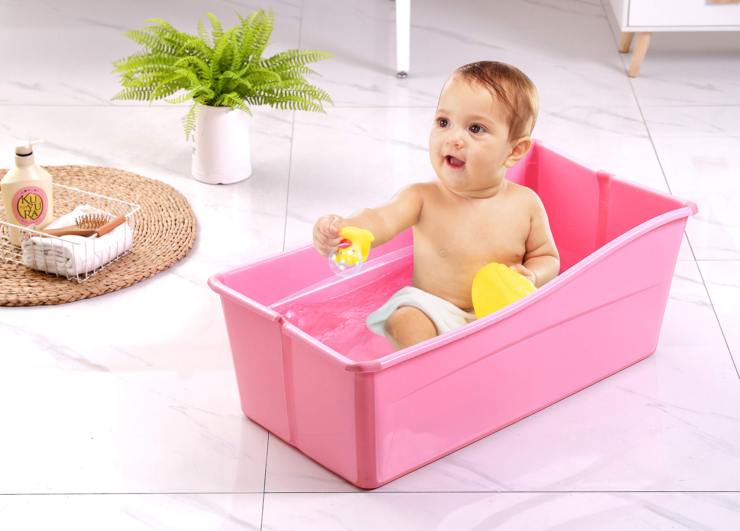 Baby Bath Tub Portable (Pink)
