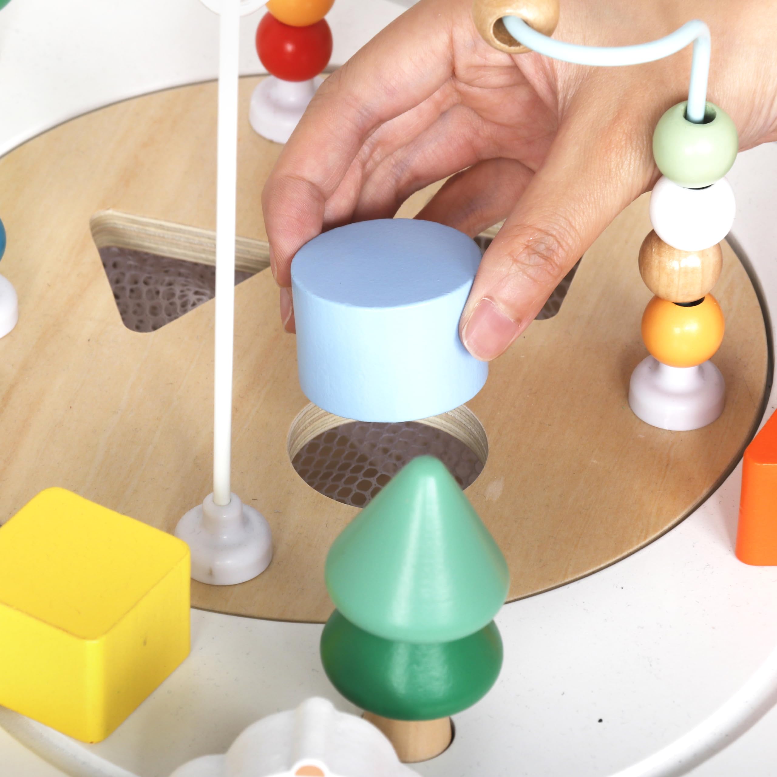 Wooden Activity Table for Toddlers