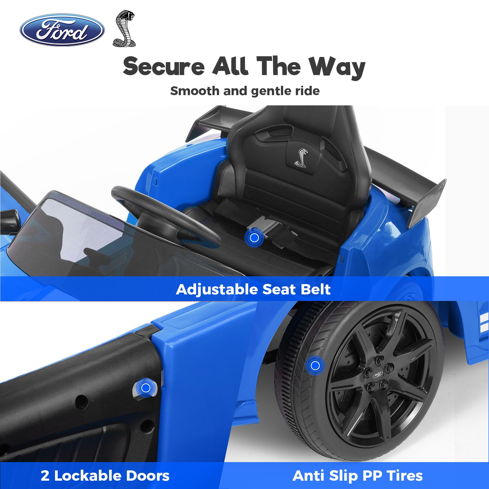 12V Electric Ride-On Car for Kids with Remote Control