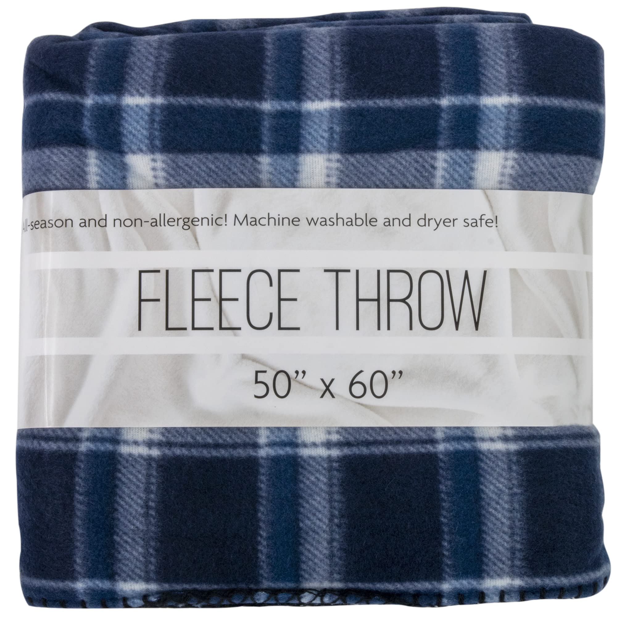 24 Pack Bulk Plaid Sherpa Fleece Throw Blankets 50 x 60 for Wedding Guests