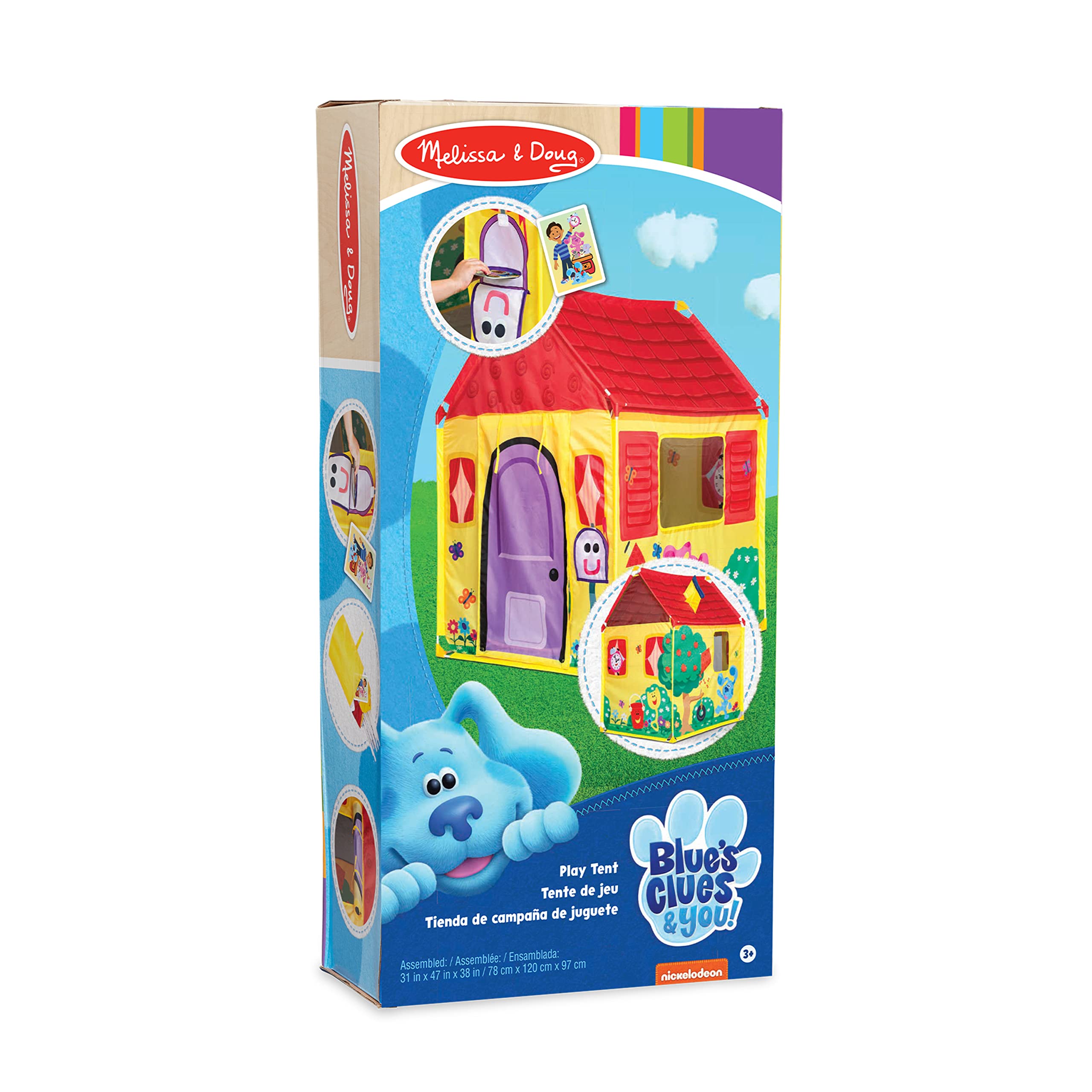 Blue's House Indoor Outdoor Play Tent