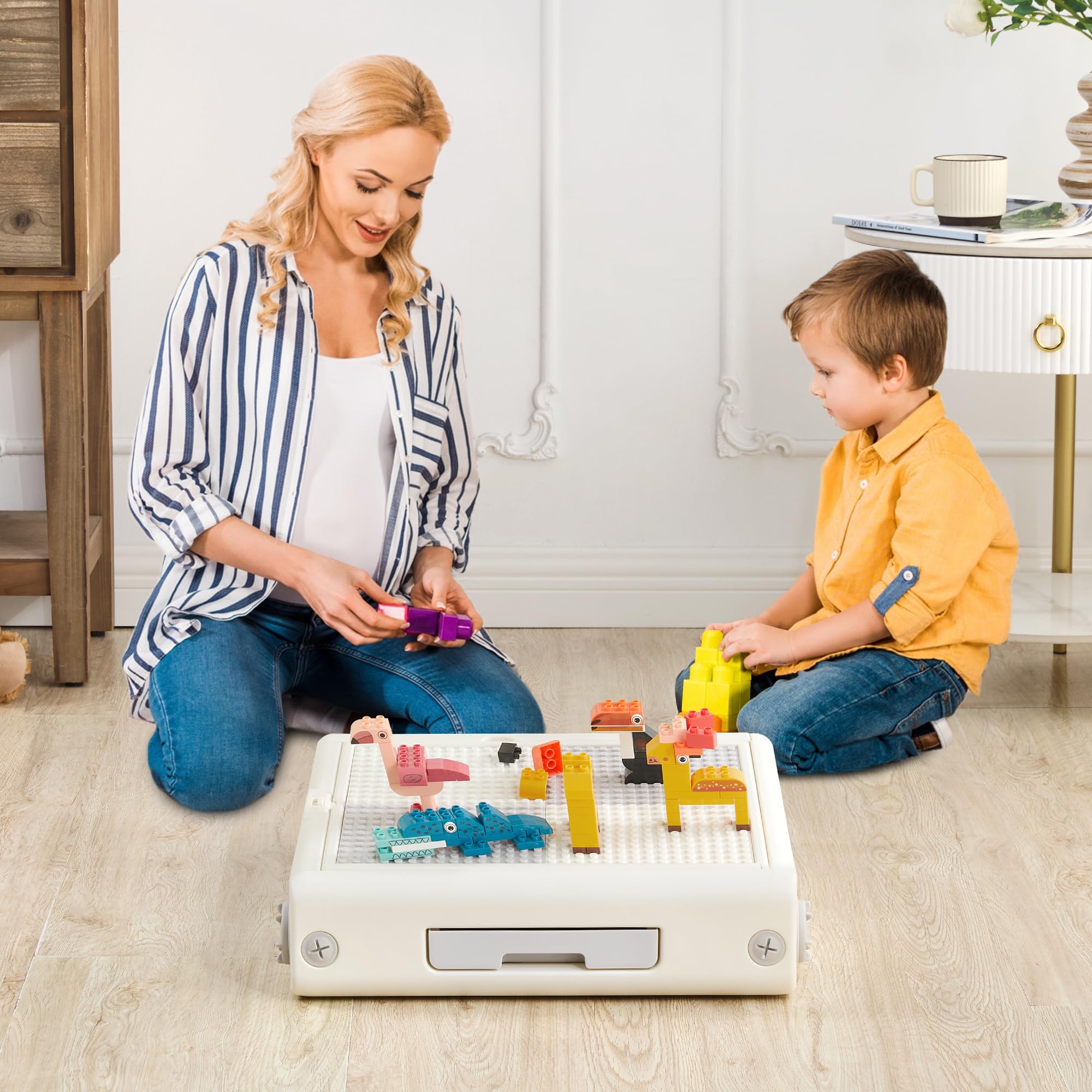 Foldable Kids Activity Table and Chair Set