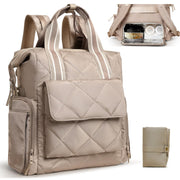 Diaper Bag Backpack Quilted Baby Diaper Bag Pañaleras Para Bebe