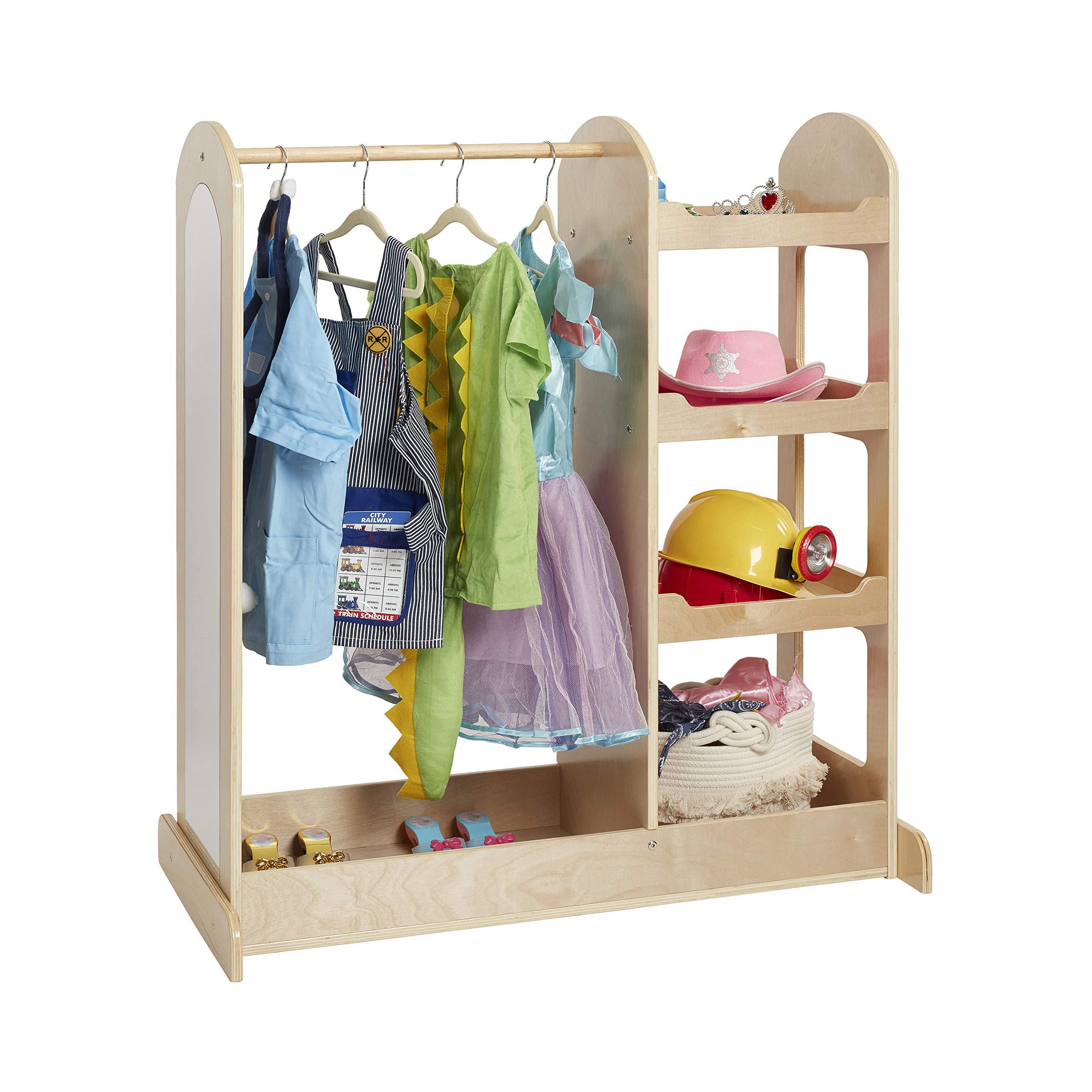Dress Up Center with Mirrors, Costume Organizer