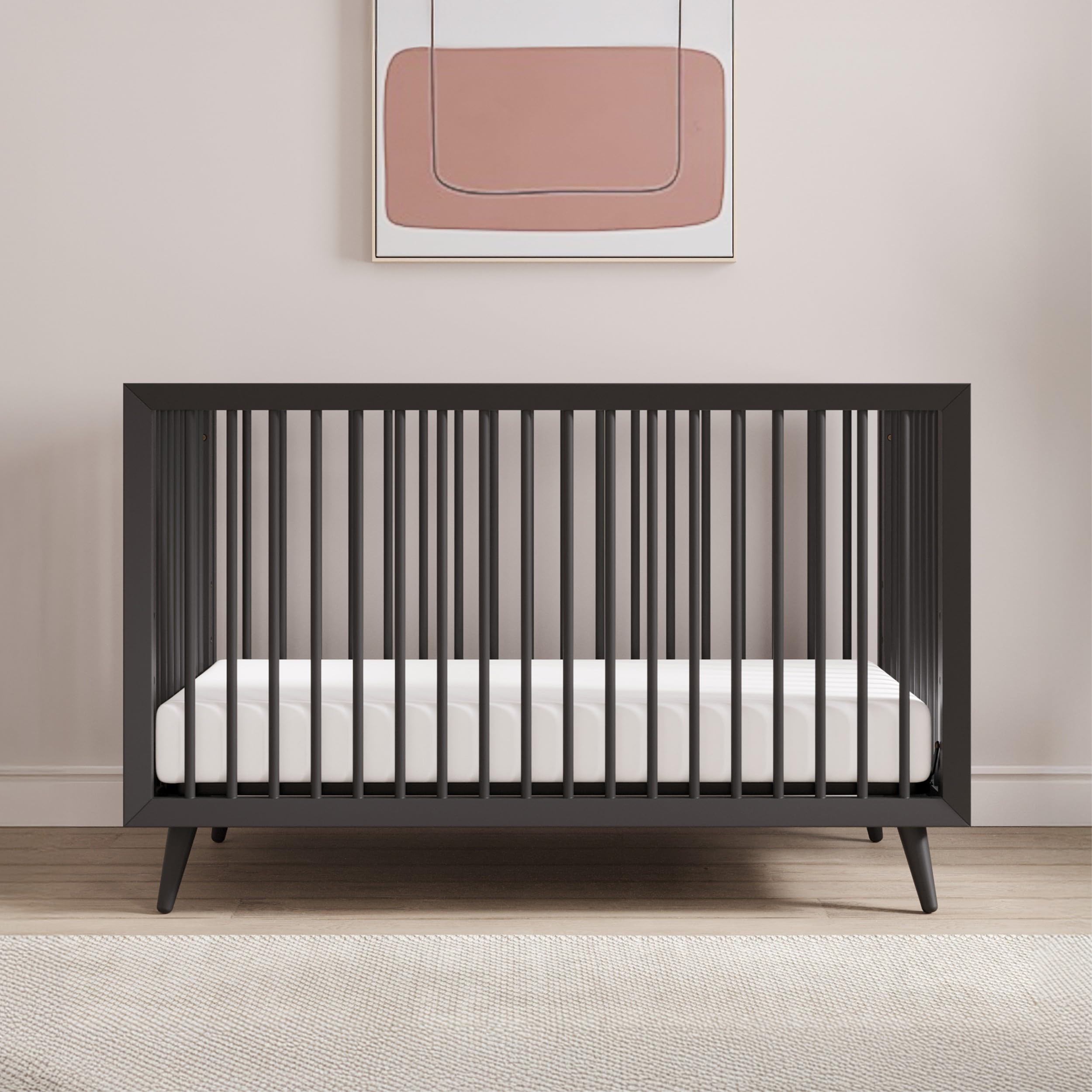 4-in-1 Convertible Crib and Double Dresser Nursery Set