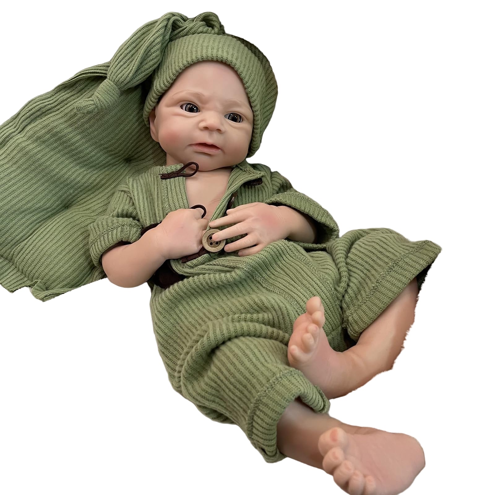Reborn Baby Dolls, 18 Inch Full Silicone Real Looking Lifelike Doll Realistic Newborn Baby