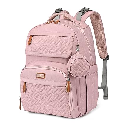 Diaper Bag Backpack, Travel Backpack with Changing Pad