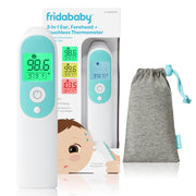 Frida Baby Thermometer, 3-in-1 Infrared Thermometer for Ear, Forehead & Touchless
