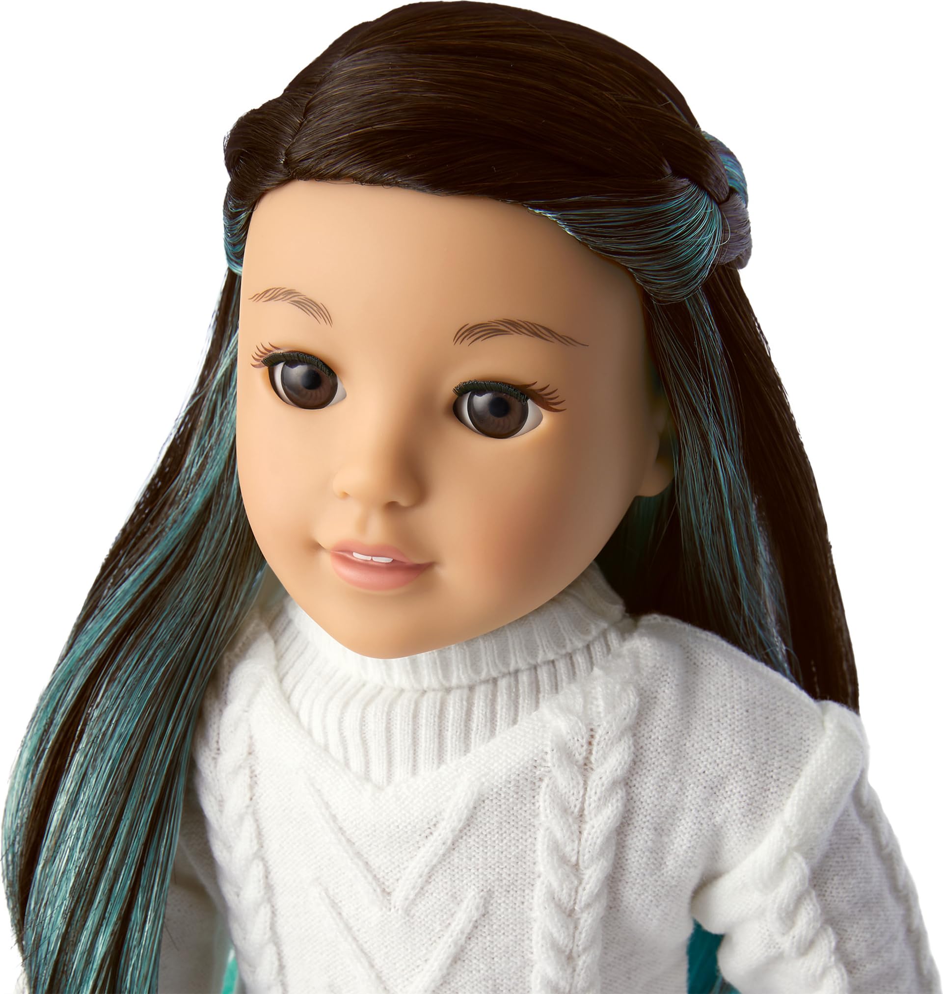 Corinne Tan Girl of the Year 2022 18-inch Doll and Book with Sweater, Leggings