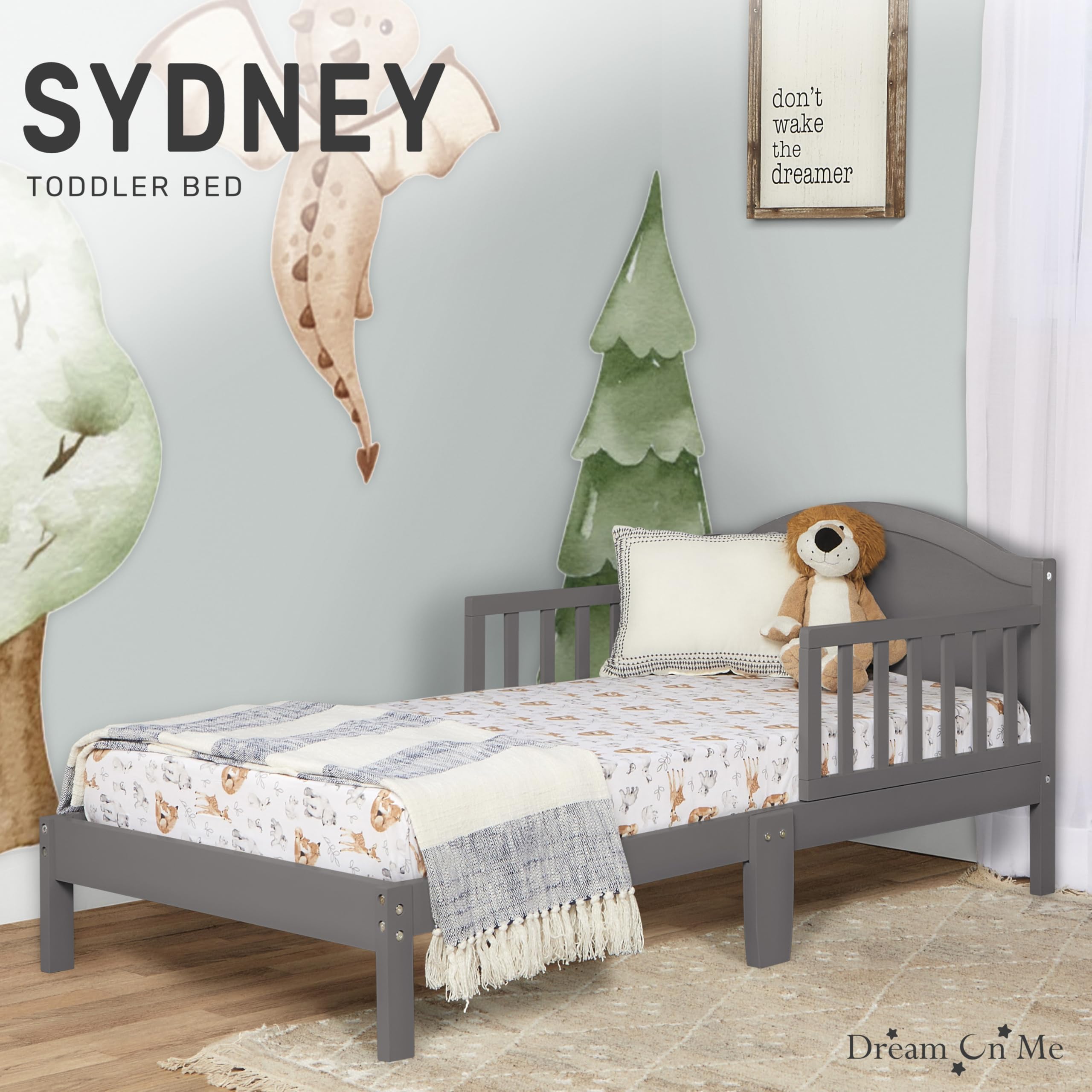 Sydney Toddler Bed Steel Grey