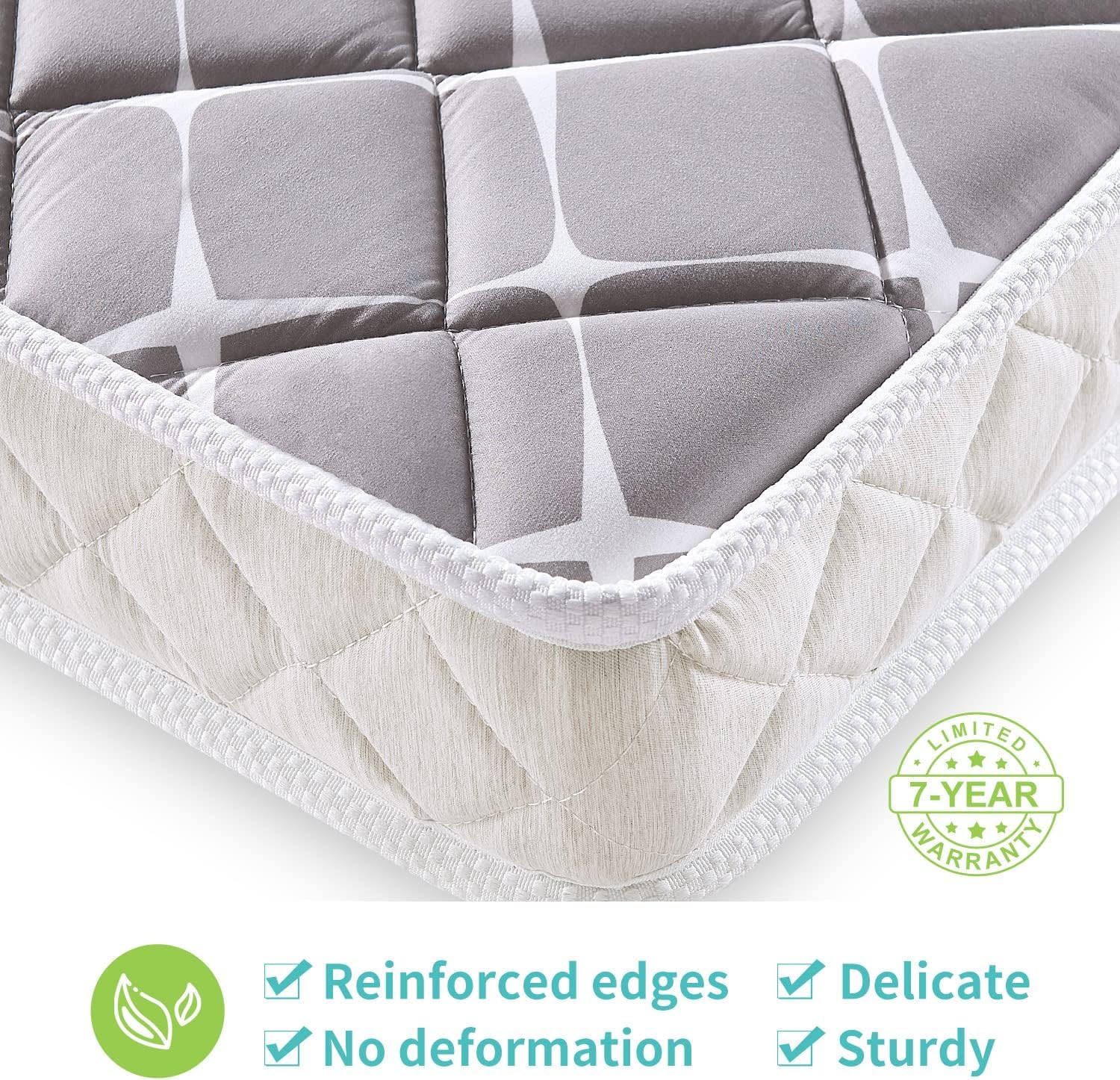 Premium Dual-Sided Baby Crib Mattress and Toddler Mattress - 52" x 27.6"