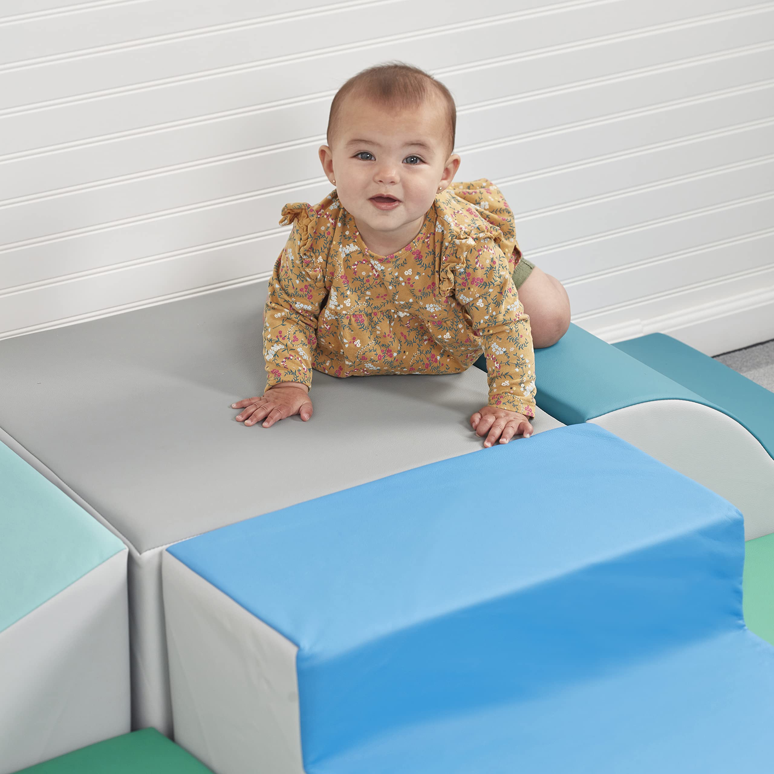 SoftZone Little Me Wall Climb and Slide, Beginner Playset, Contemporary