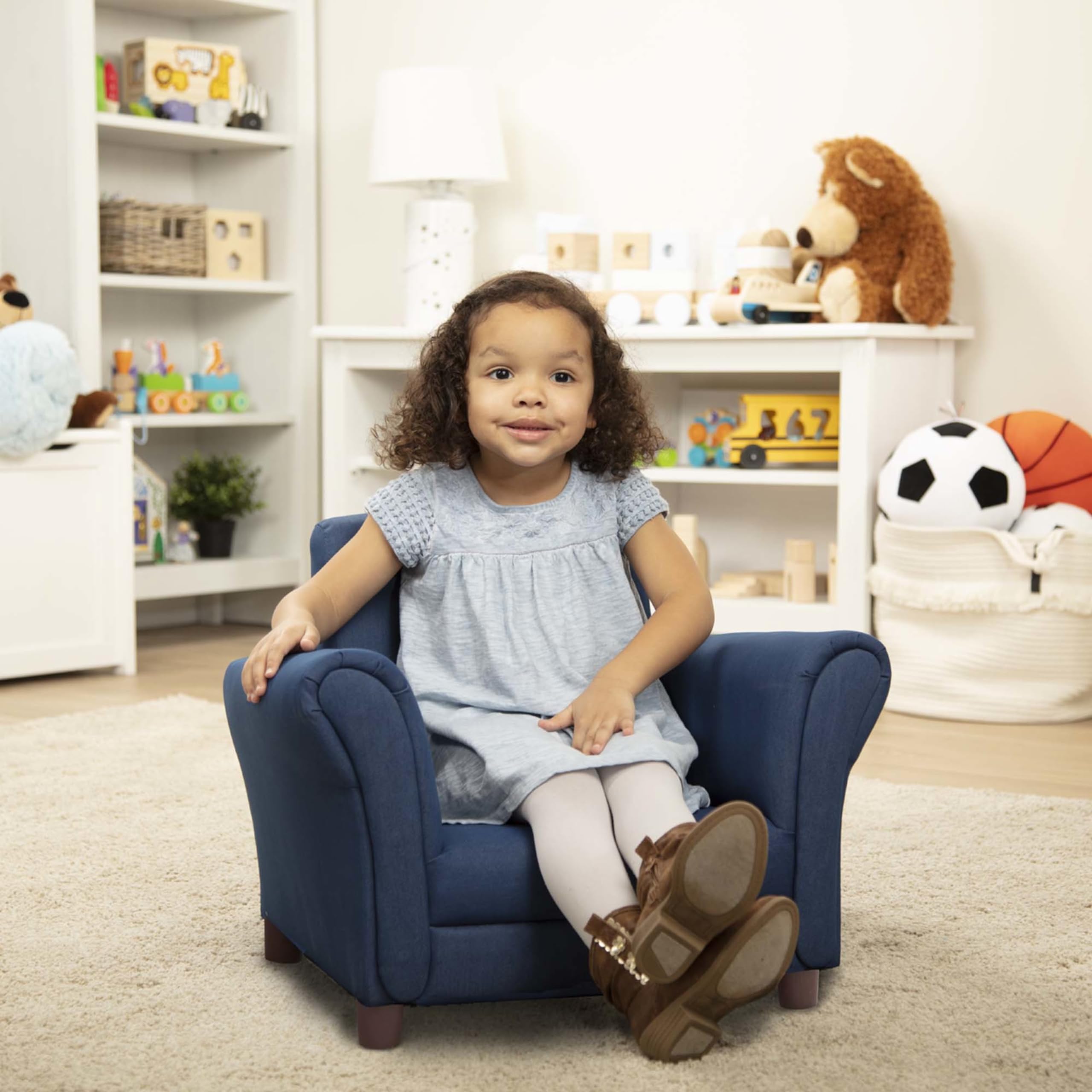 Denim Child's Armchair