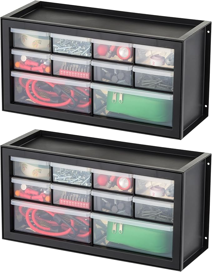 USA Screw Tool Organizer Small Parts Cabinet Chest, 44-Drawer Hardware Electronics