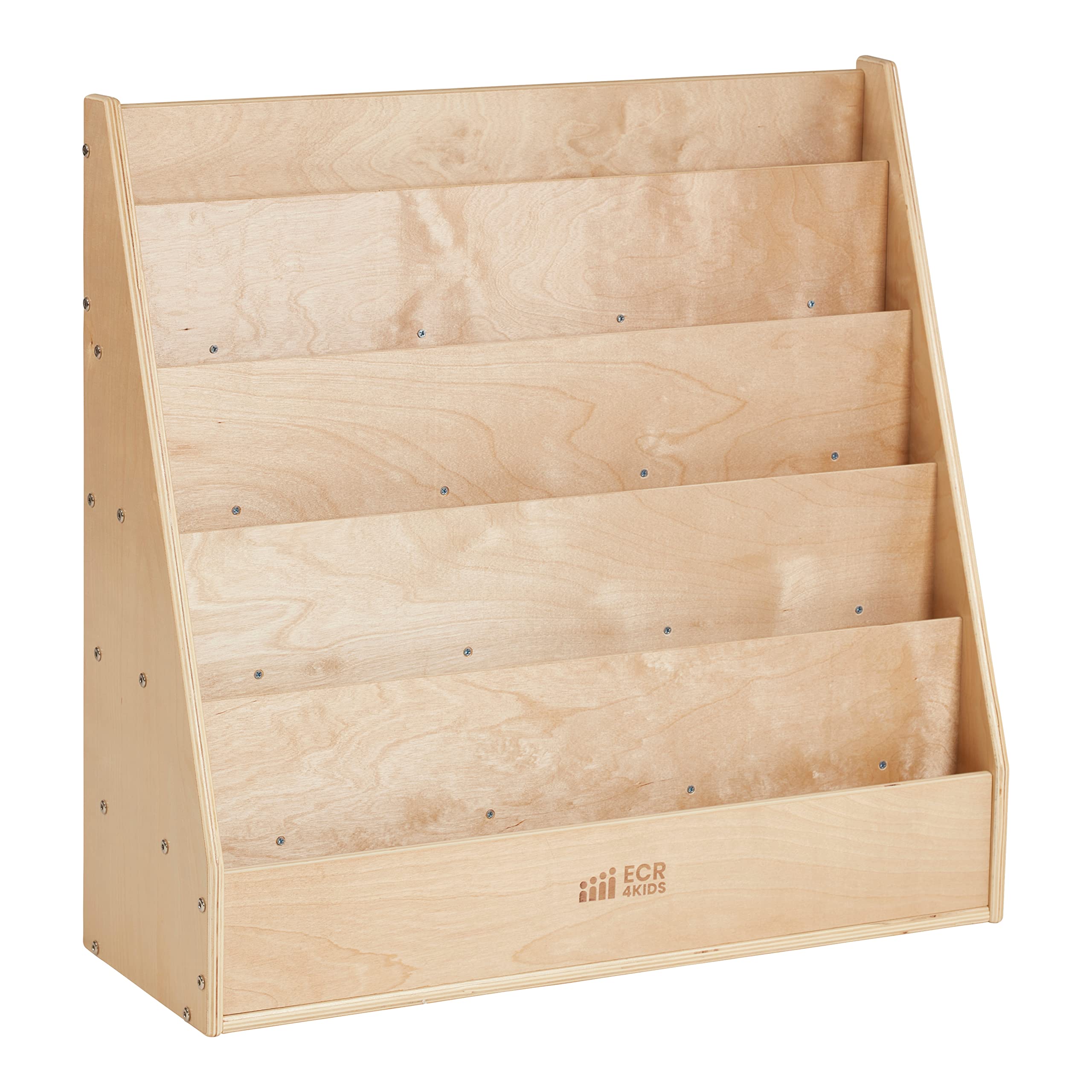 Single-Sided Book Display with Storage