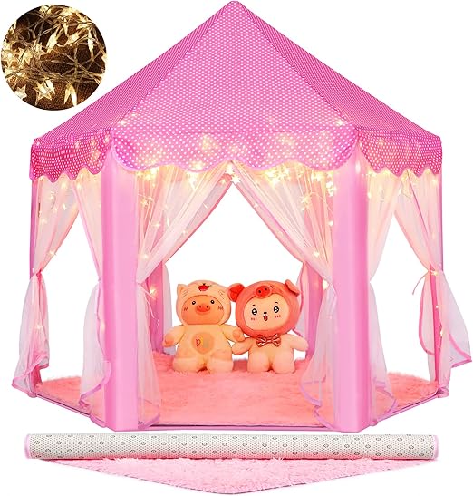 Princess Tent Girls Large Playhouse Kids Castle Play Tent