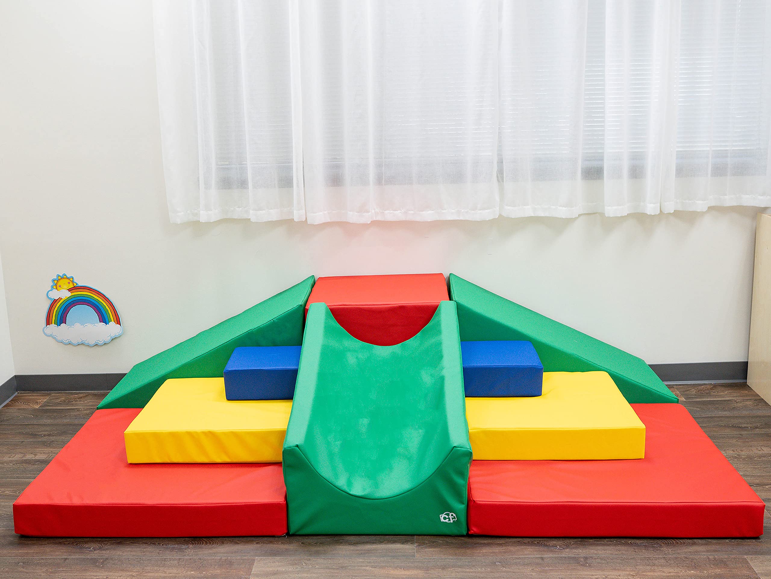 Toddler Indoor Climber Soft Play Structure with Ramps and Steps