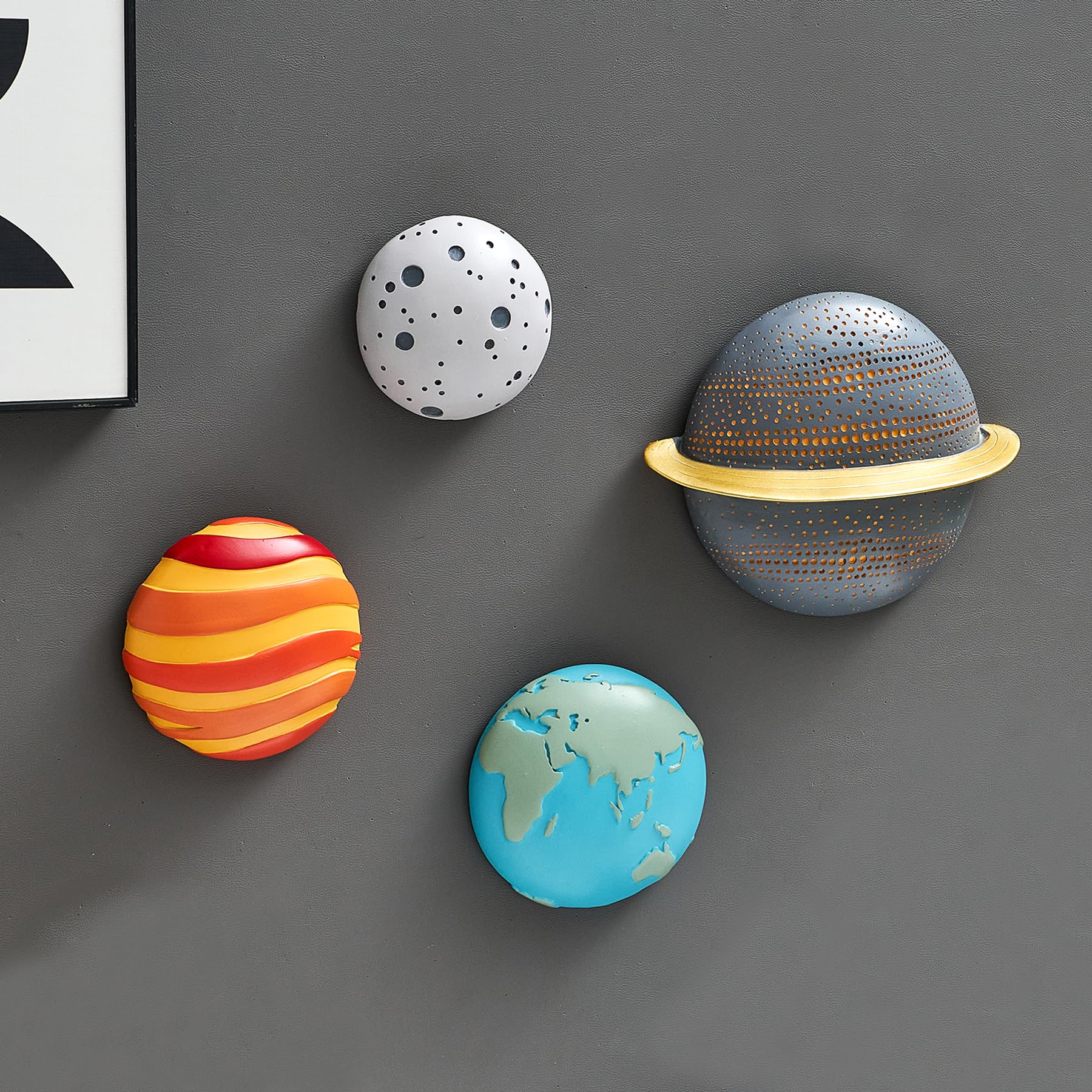 Outer Space Planets 3D Wall Decor Set