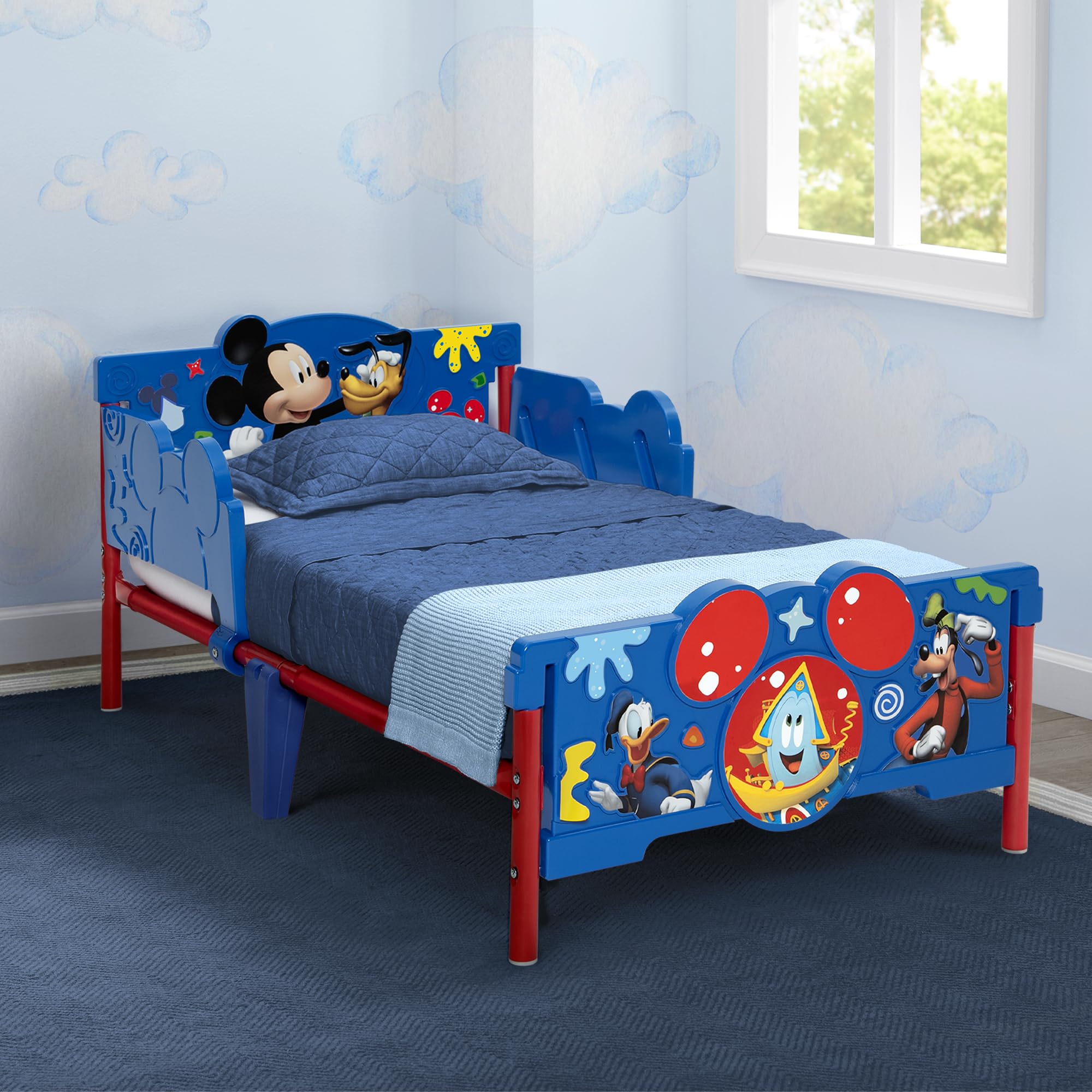 Mickey Mouse 3D Toddler Bed, Blue