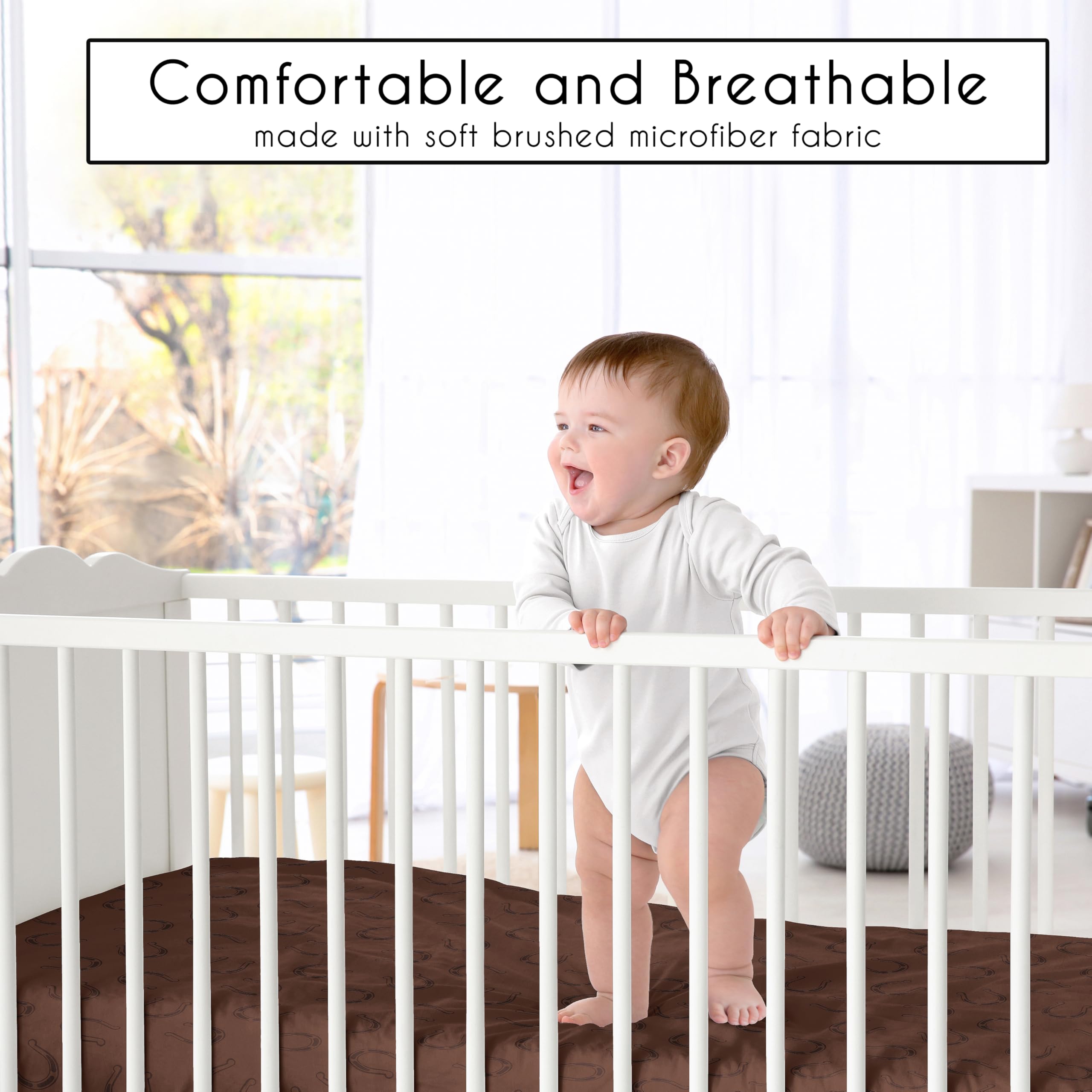 Western Cowboy 4-Piece Crib Bedding Set