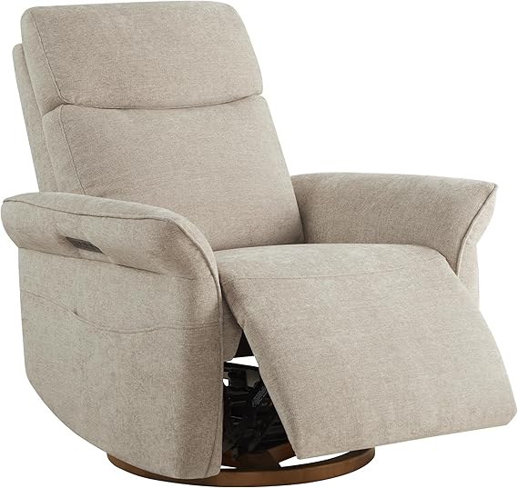 Power Recliner Chair, Electric Triple-Motor Swivel Glider Nursery