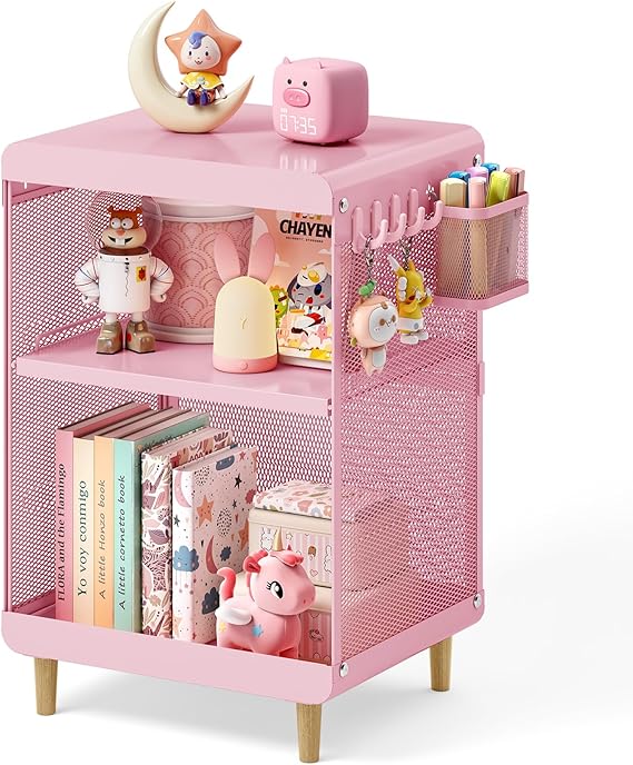 Kids Nightstand,Kids Bedside Table,Teen Girls Night Stand,