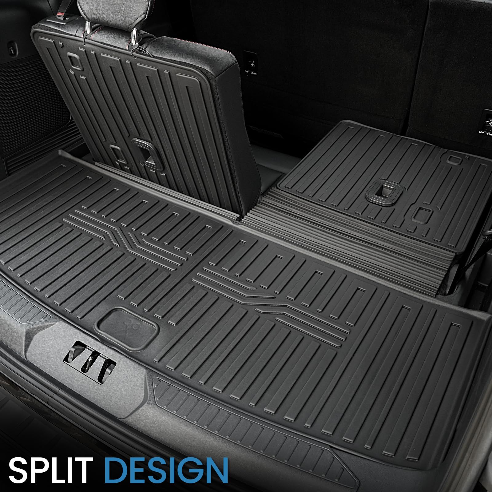 Ford Explorer Floor Mats with Cargo Liner and Backrest Mat