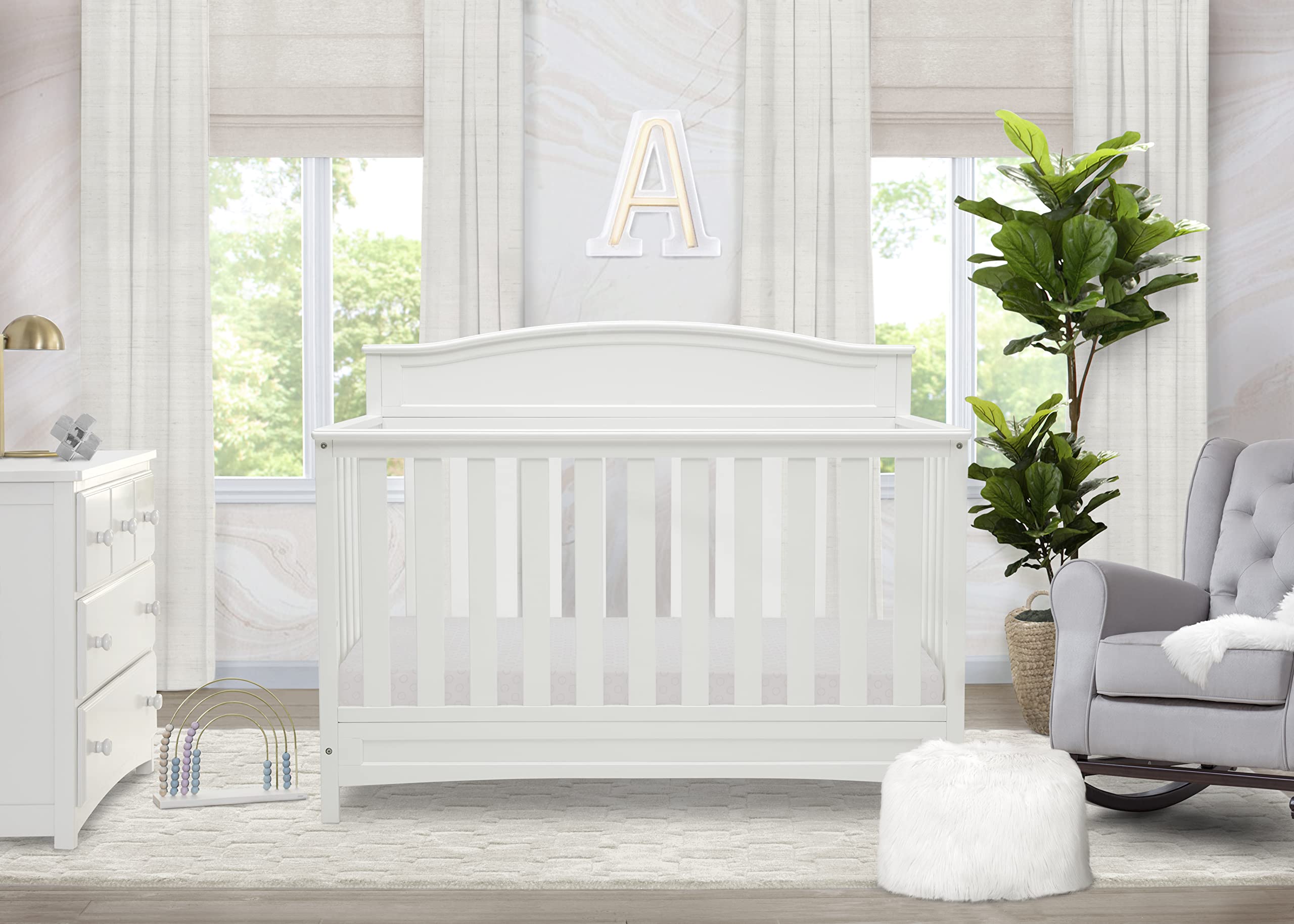 4-in-1 Convertible Baby Crib