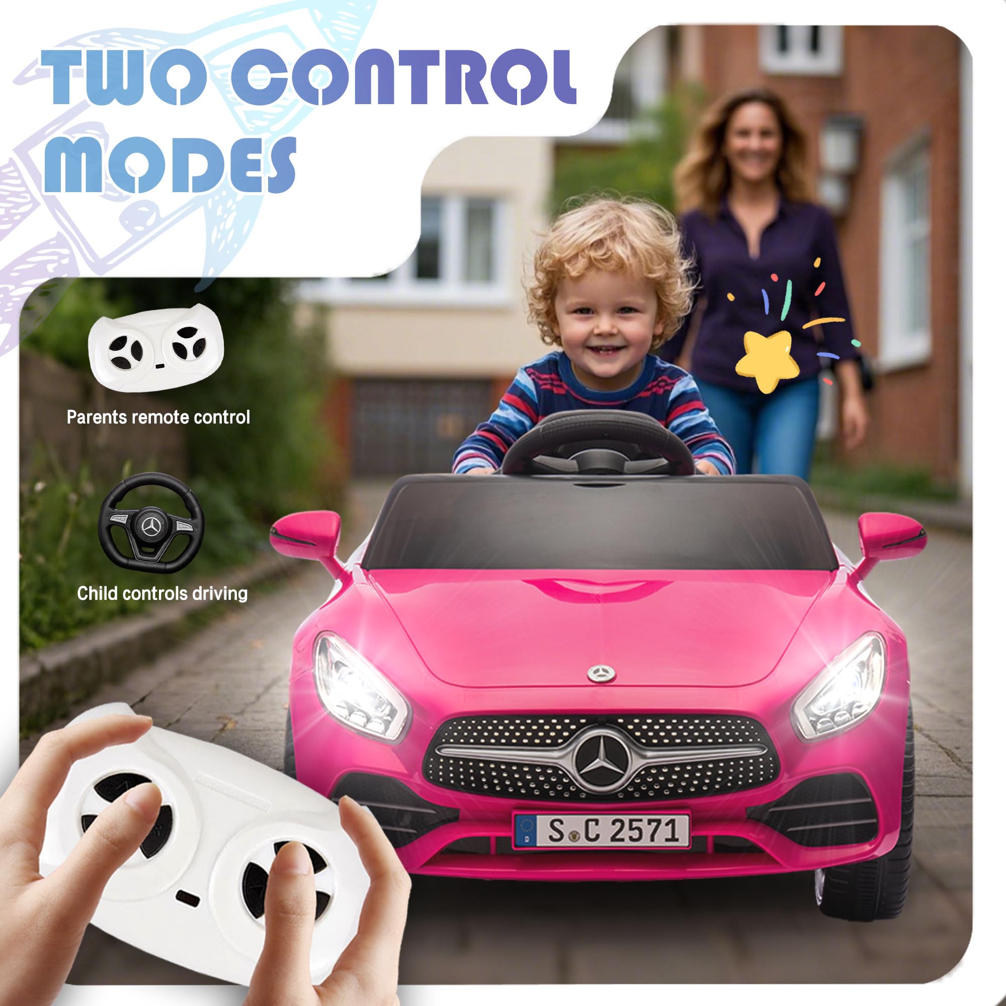 Mercedes-Benz CLS 350 12V Ride On Car for Kids with Remote Control