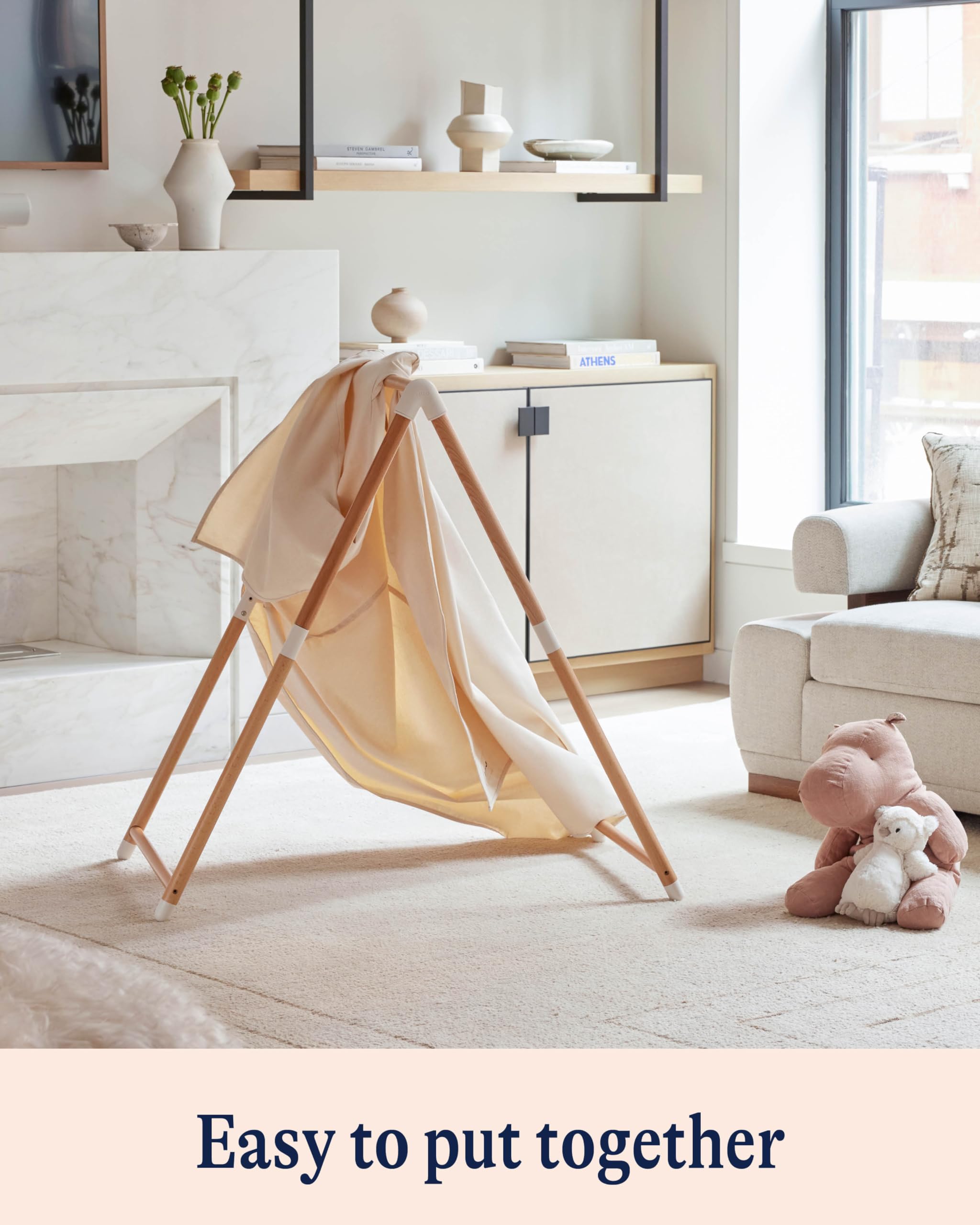 Indoor Play Tent for Kids and Toddlers with FSC Certified Beechwood Frame