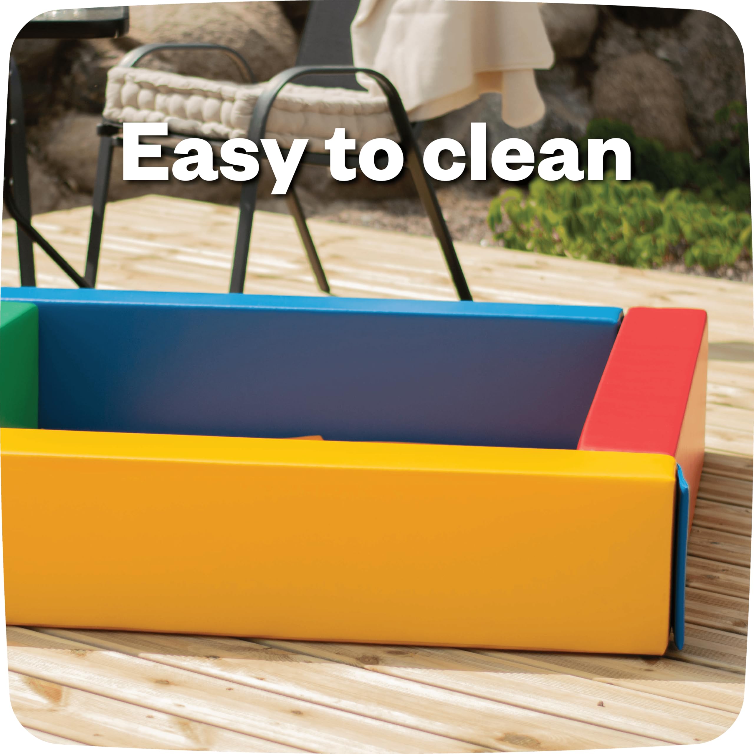 Foam Ball Pit Square Shape Large 120cm with Matt Insert