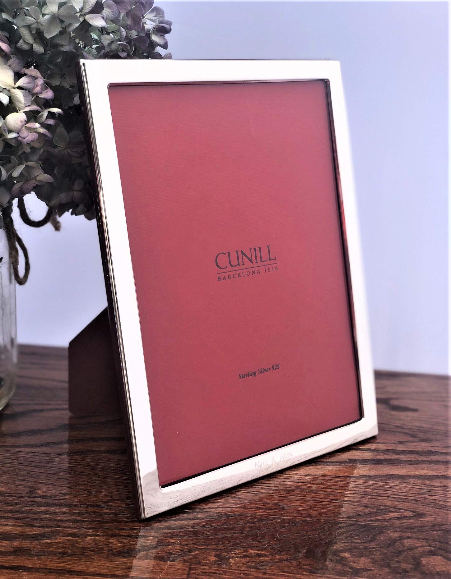 9846 Oxford 4x6 Frame Sterling Silver Picture Frame