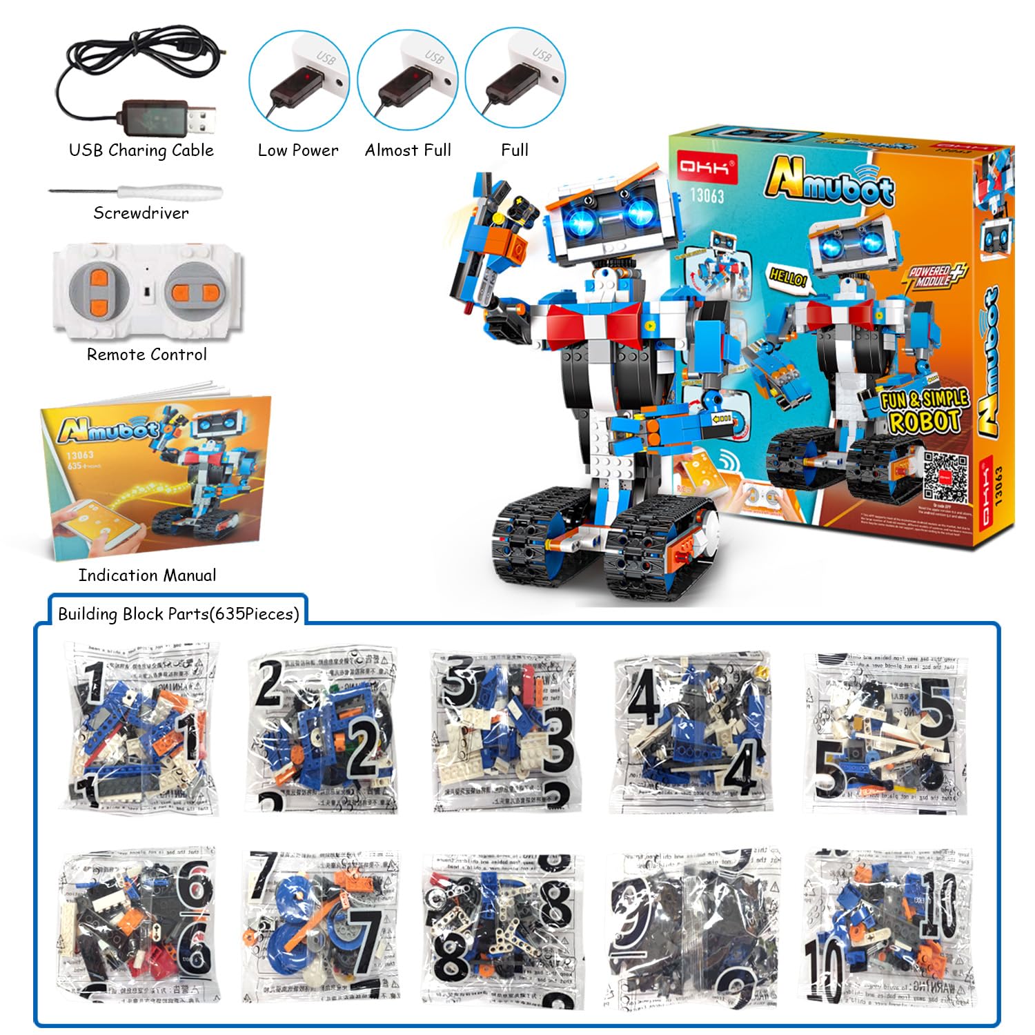 okk Robot Building Toys for Boys, STEM Projects for Kids Ages 8-12