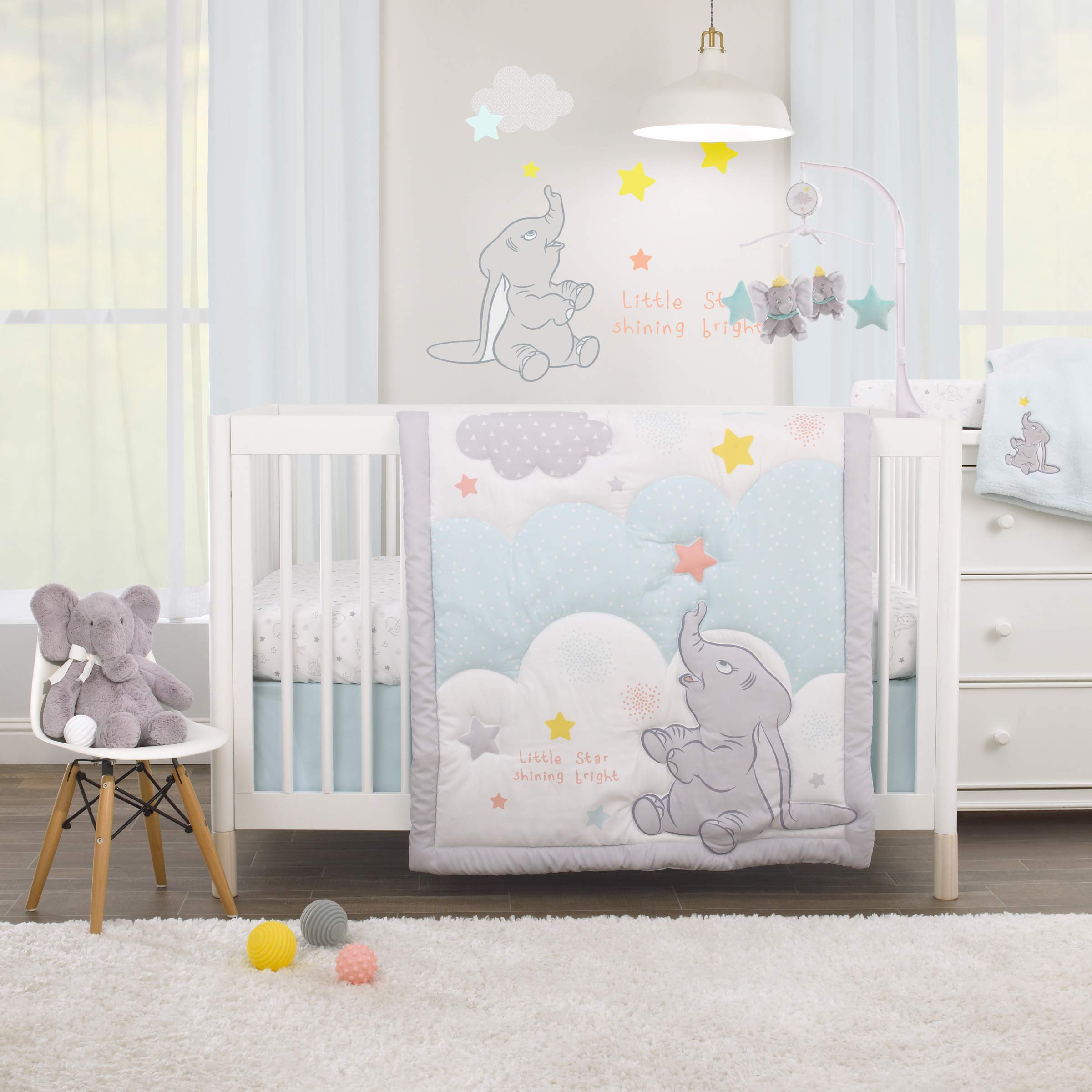 Dumbo Shine Bright Lil Star Light Blue, Gray