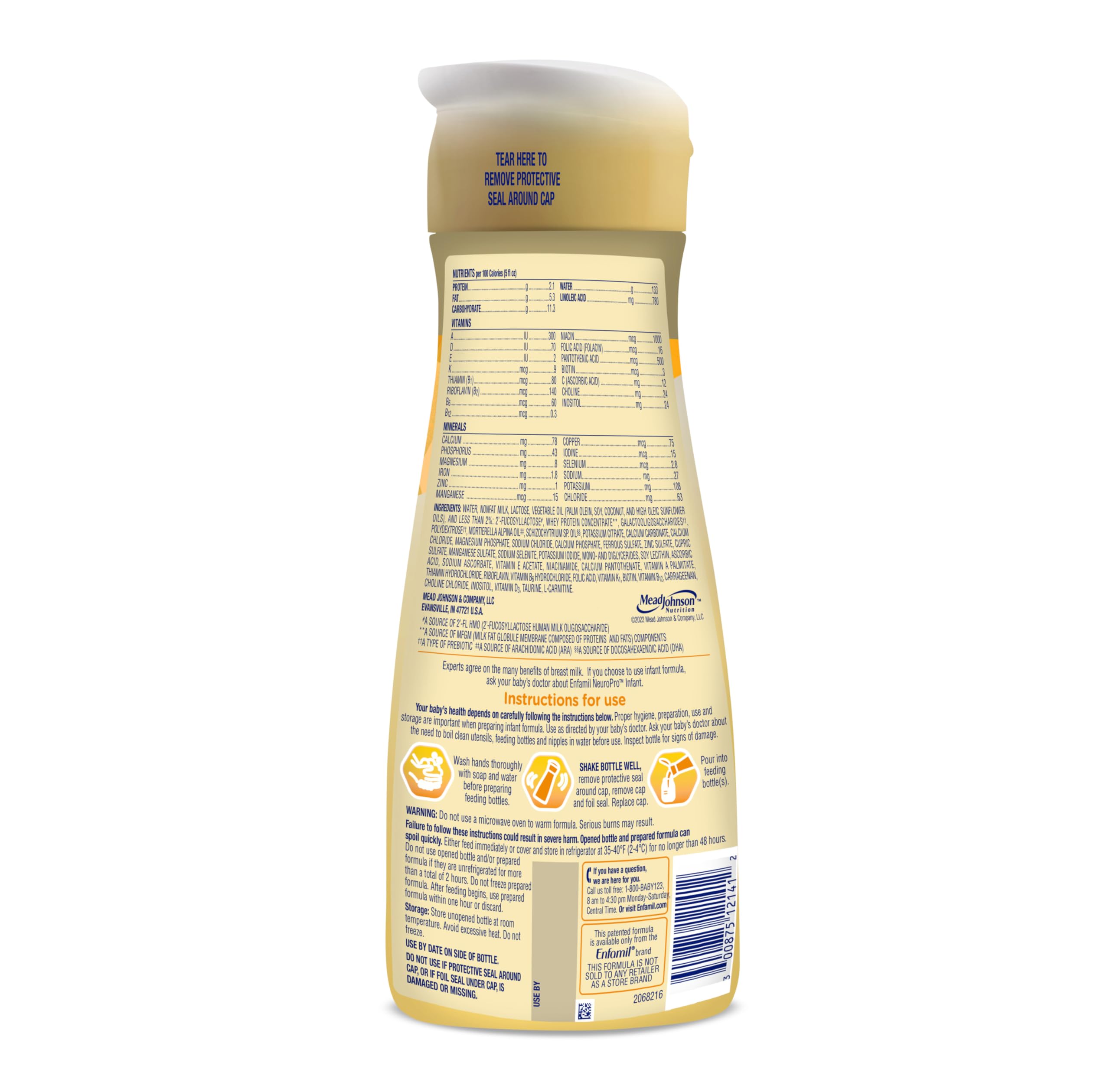 Enfamil NeuroPro Baby Formula, MFGM* 5-Year Benefit, Expert-Recommended Brain