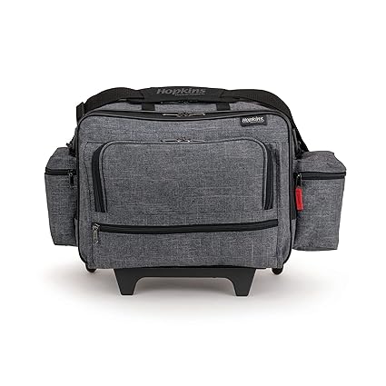 Rolling Med Bag with EZ-View: Waterproof, Ultimate Mobility for Healthcare Pros