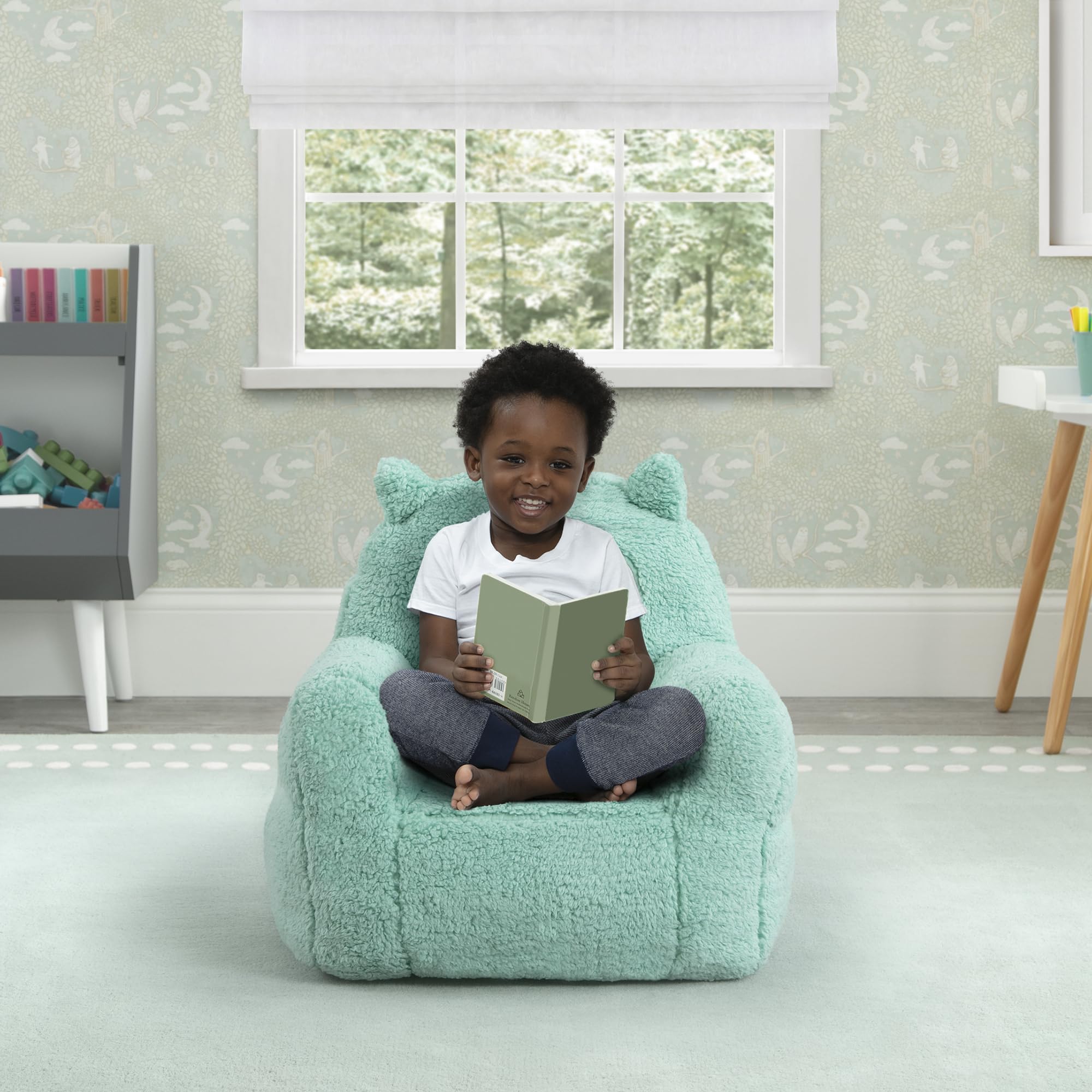 Owl Cozee Buddy Chair, Teal