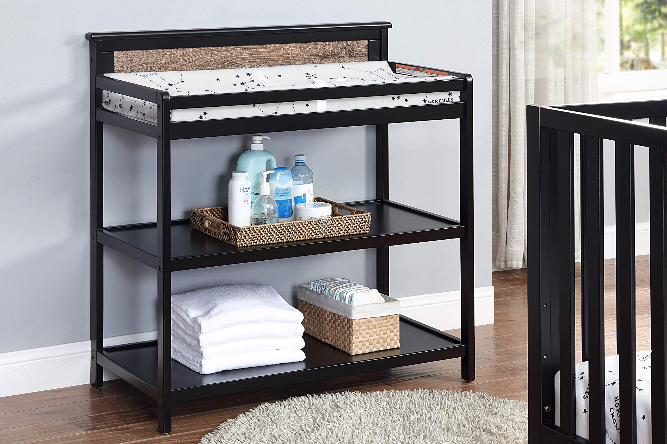Connelly Changing Table with Storage Shelves
