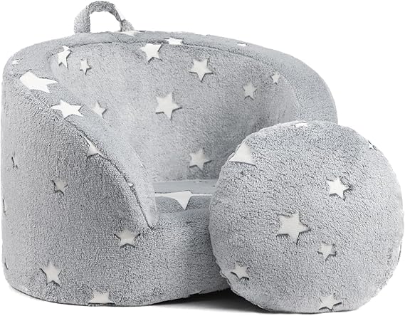 Snug-Arch Toddler Couch, Comfy Foam Baby Chair