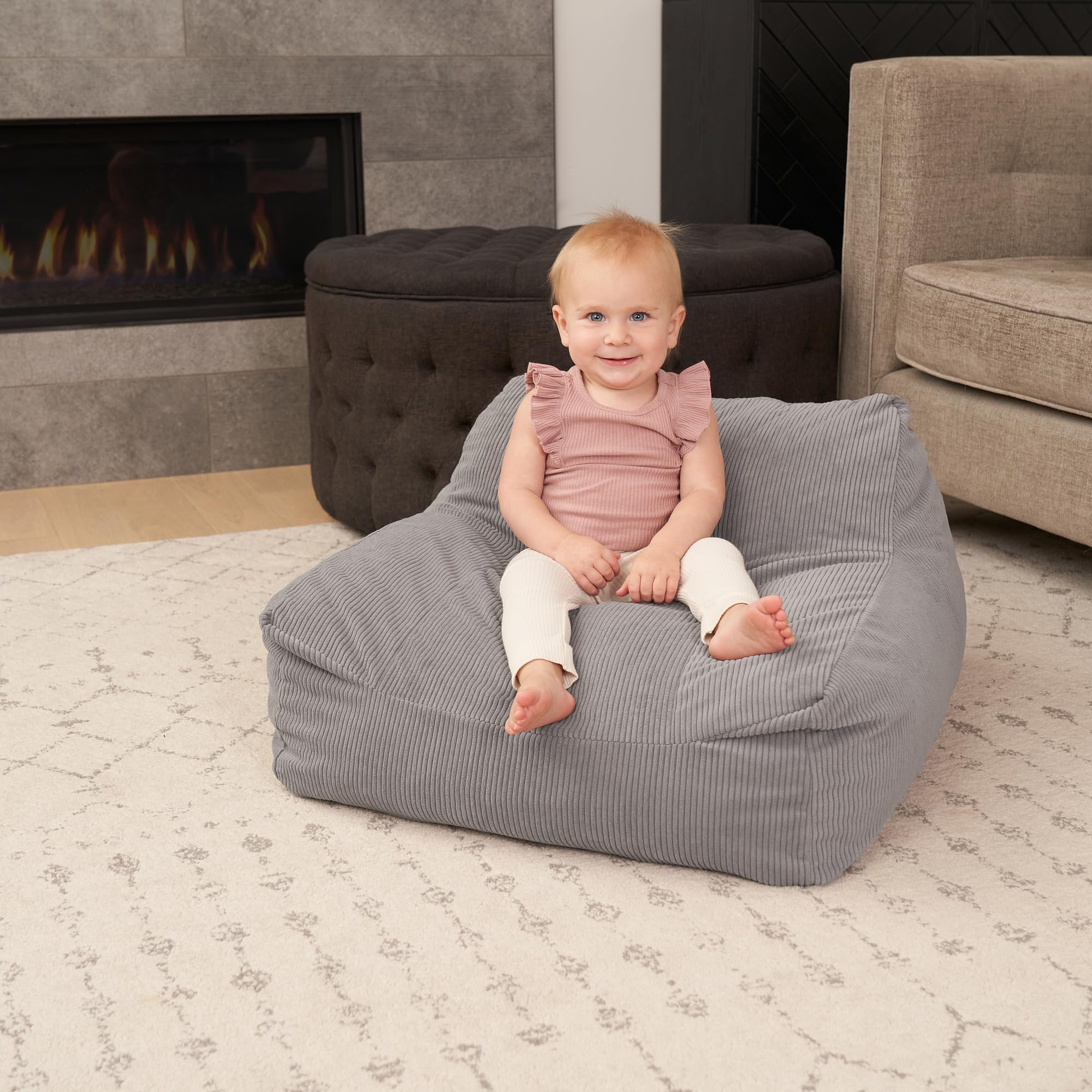 Soft Memory Foam Bean Bag Chair for Toddlers - Trendy Kids