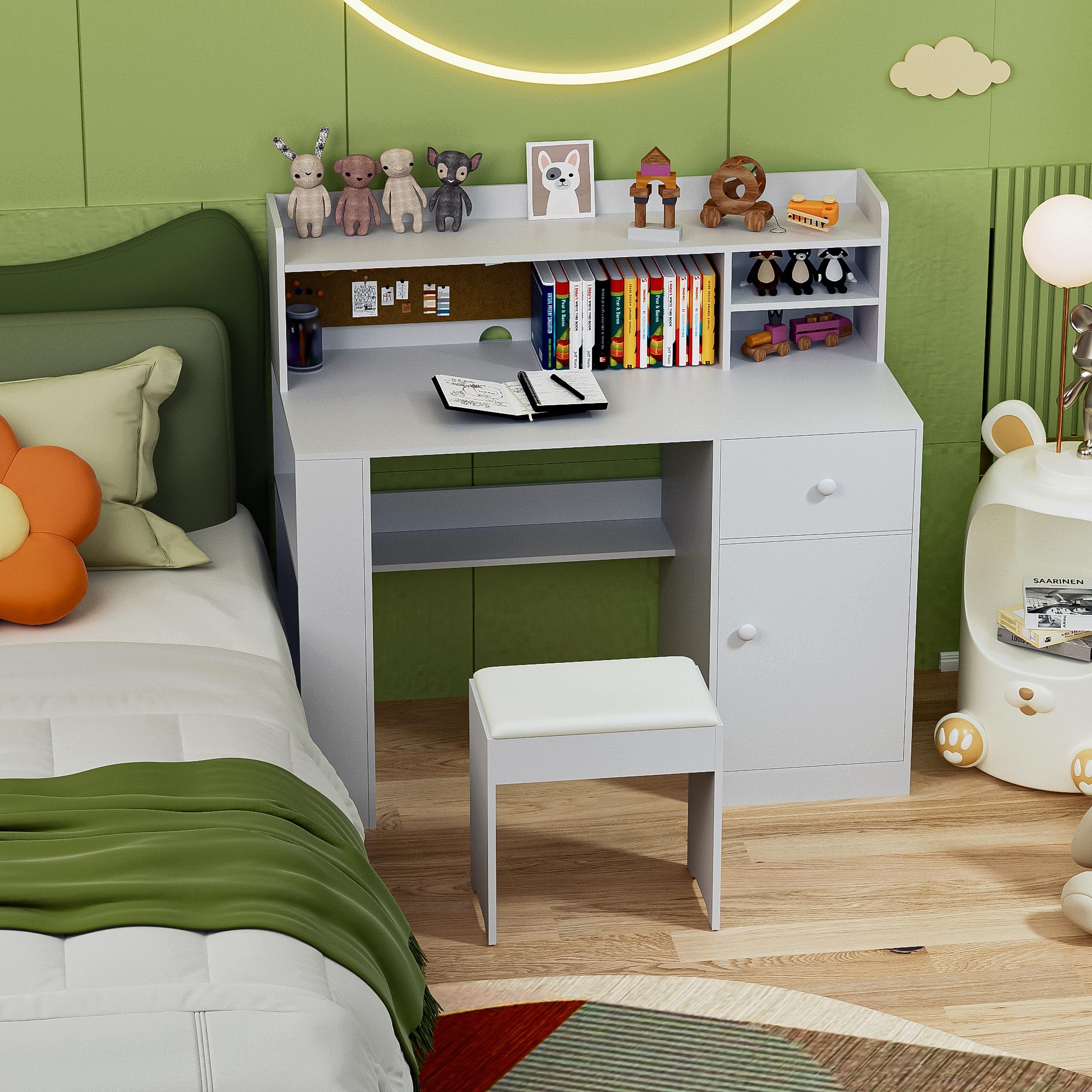 Kids Study Desk and Chair, Big Kids Desk and Chair Sets