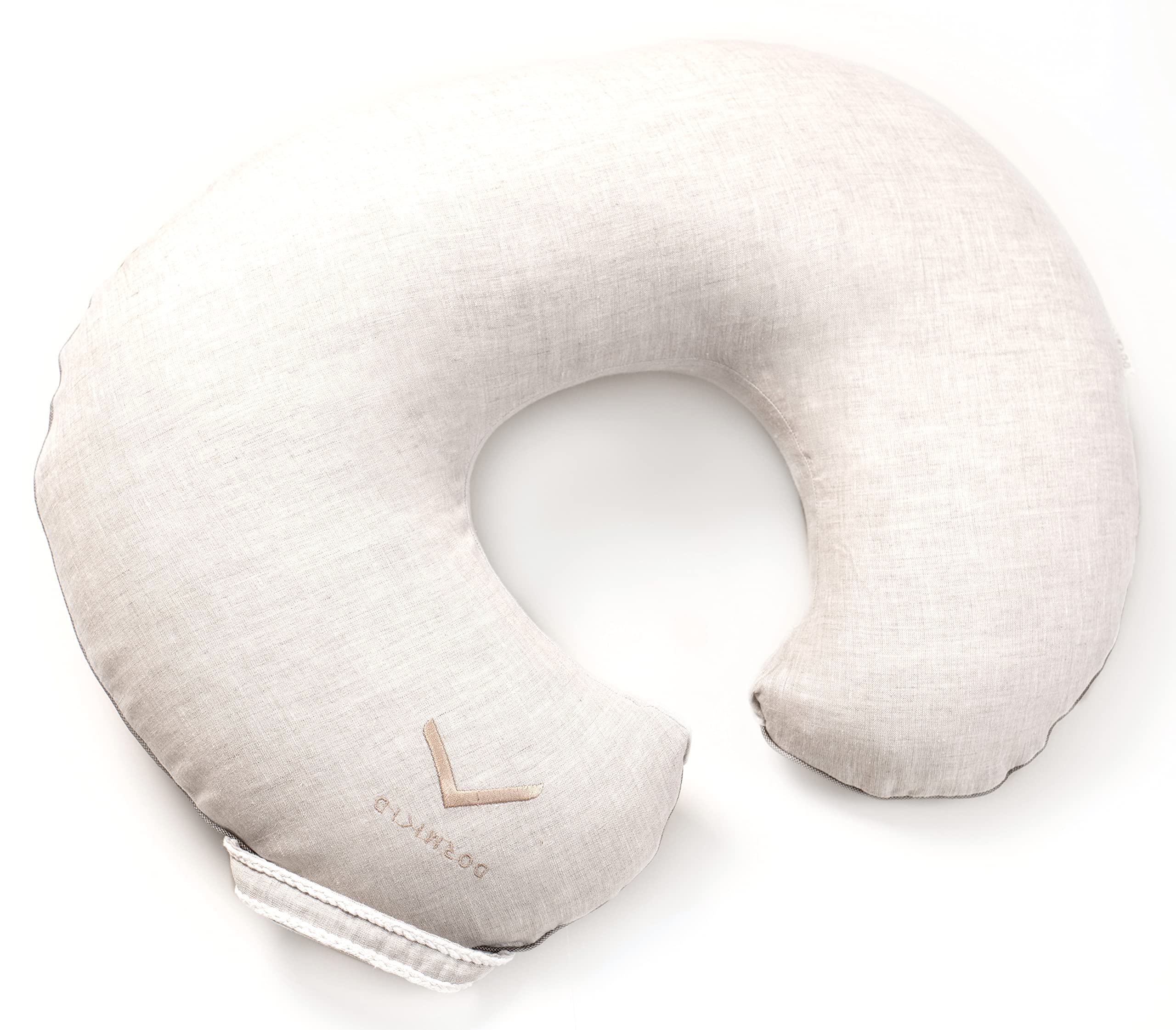 Nursing Pillow with Cover • Premium Quality 100% Linen Oeko-Tex