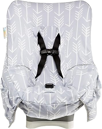 Liner - Blue Chevron Minky - Great for Winter Weather - Universal FIT - Crash Tested