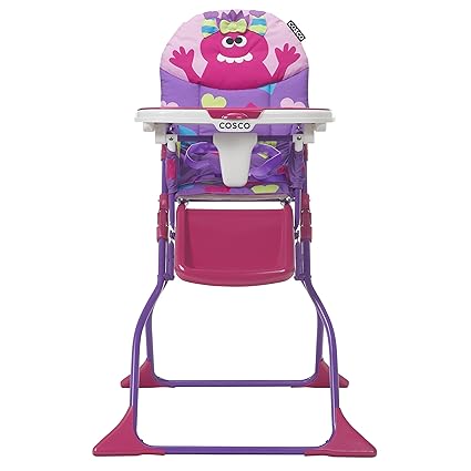 Kids Simple Fold Folding High Chair for Babies and Toddlers (from 6 Months to 50 lbs)