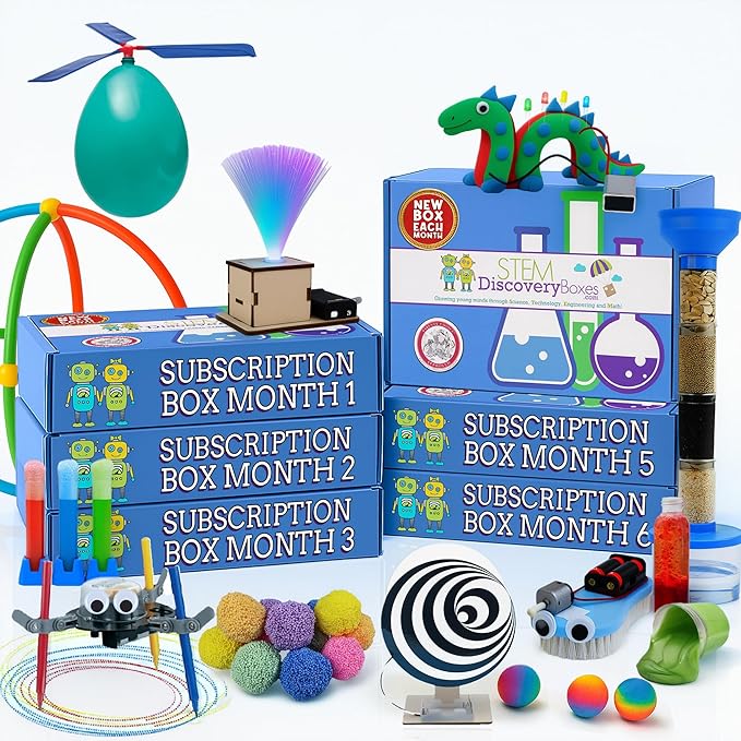 12 Monthly Subscription Kits w/ 36 Projects - Summertime Remote School - Science