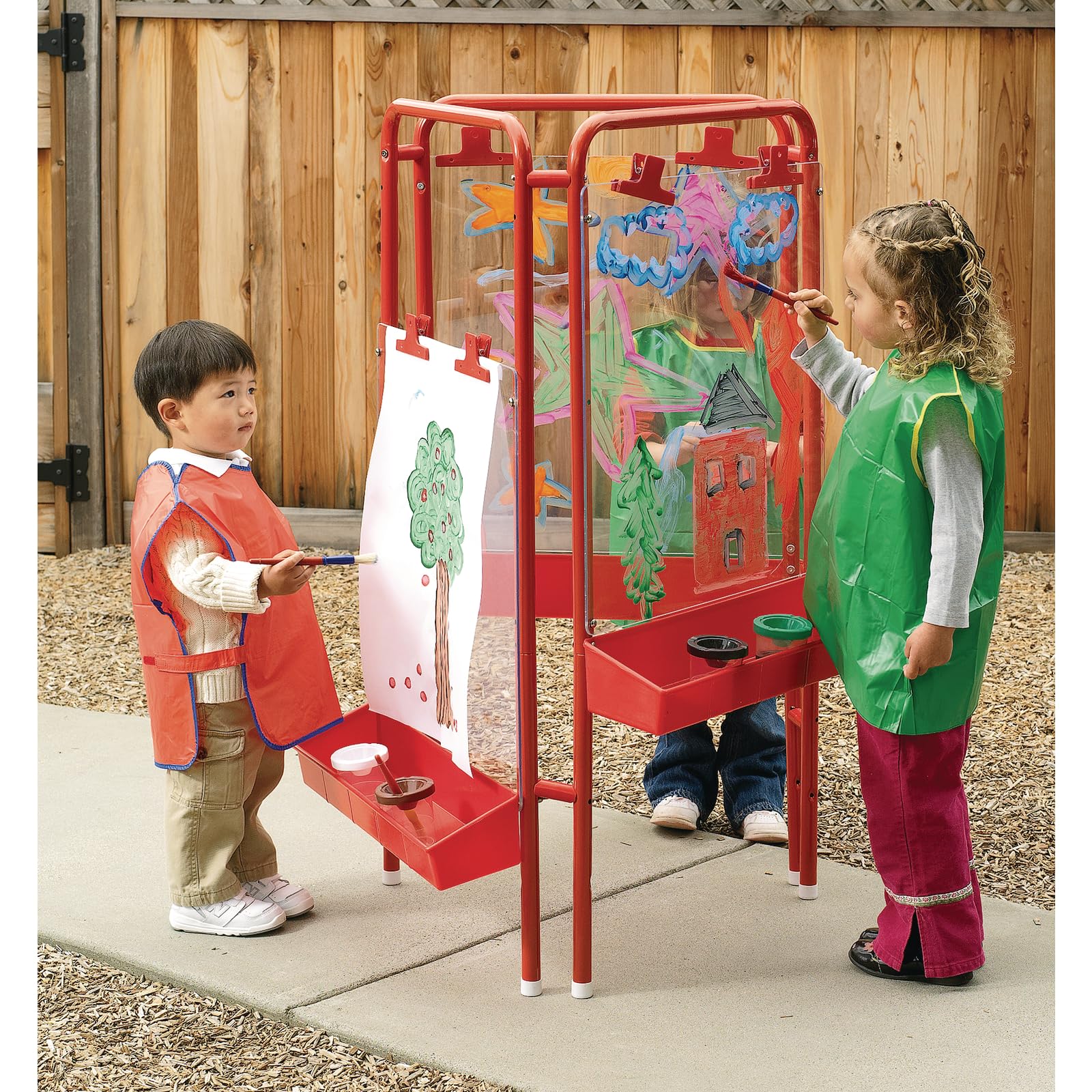 3-Way Indoor Outdoor Acrylic Panel Easel