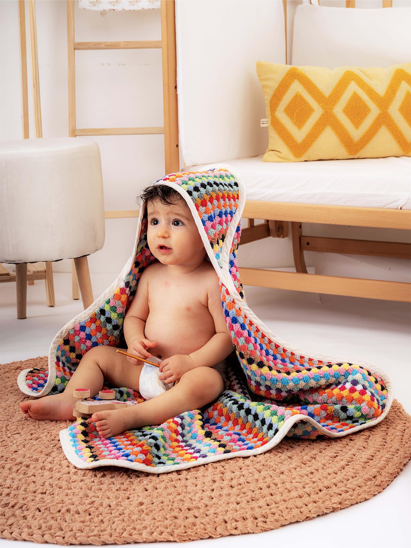 100% Organic Cotton, Soft & Absorbent, Ultra Gentle for Newborns & Infants